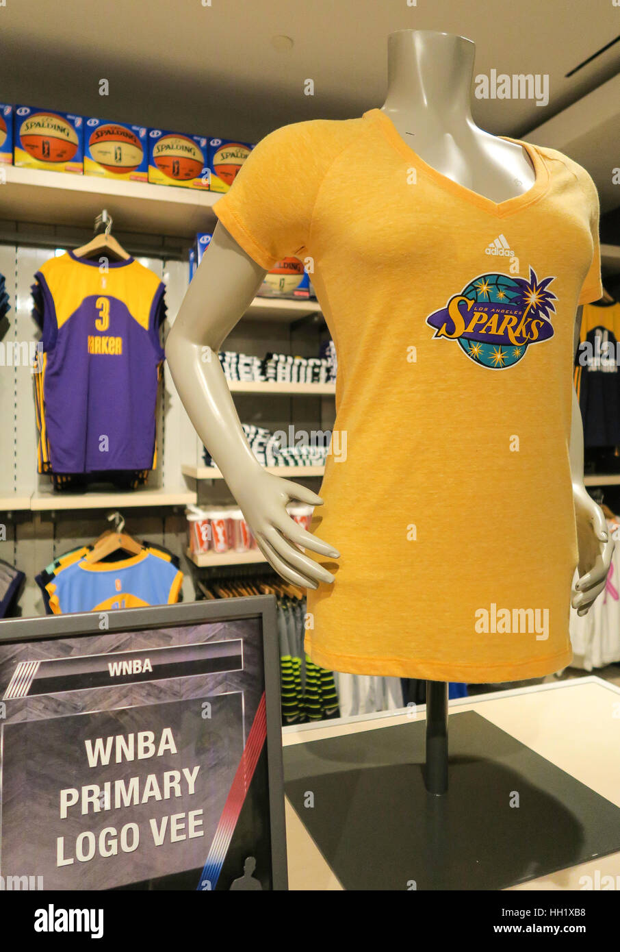NBA Store on Fifth Avenue, NYC, USA Stock Photo Alamy
