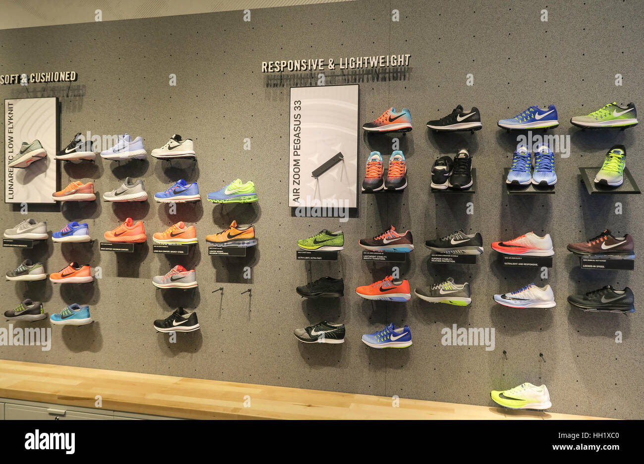 Nike SoHo Store Interior, NYC, USA Stock Photo - Alamy