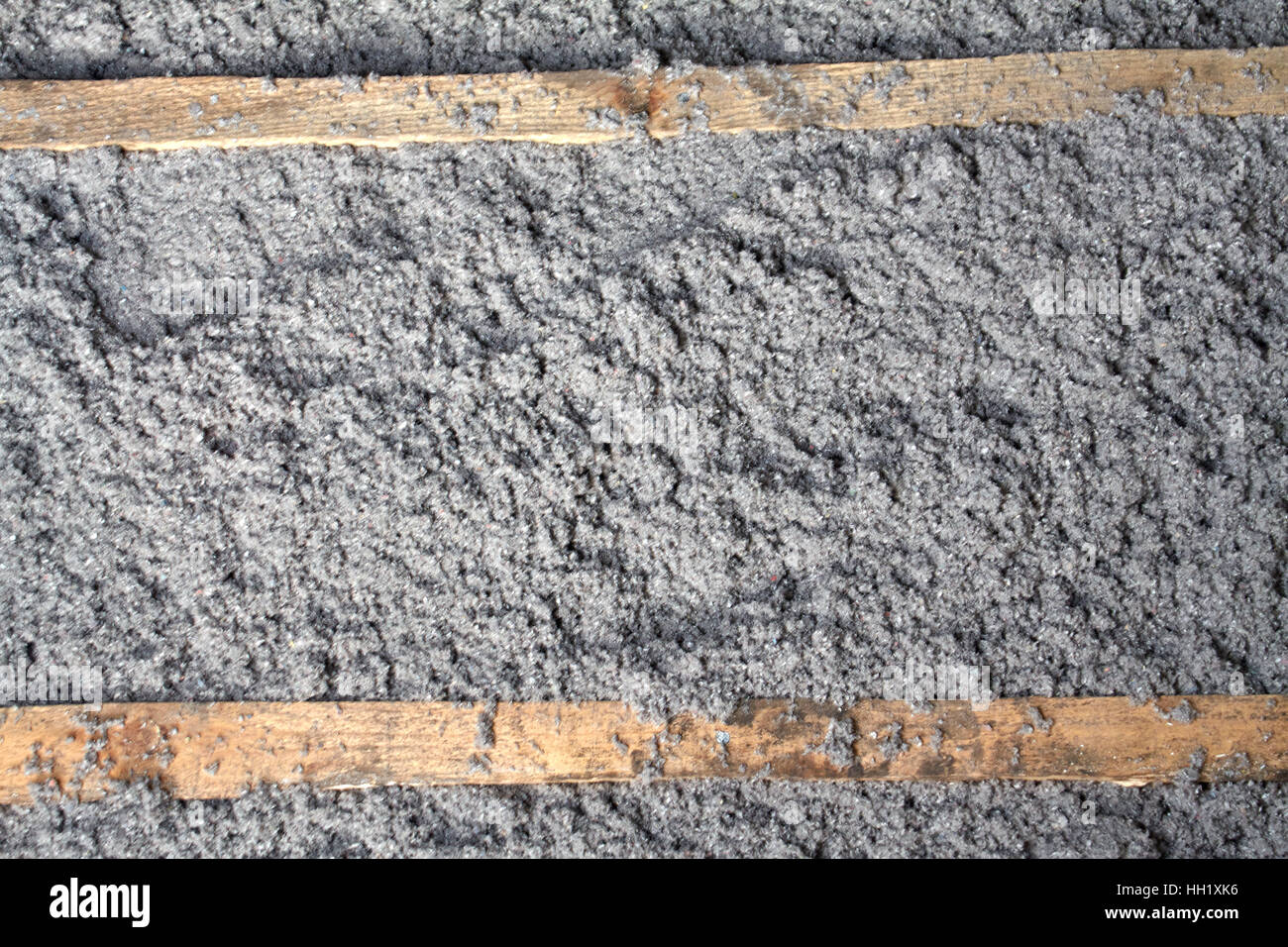 ecofriendly cellulose insulation made from recycled paper Stock Photo
