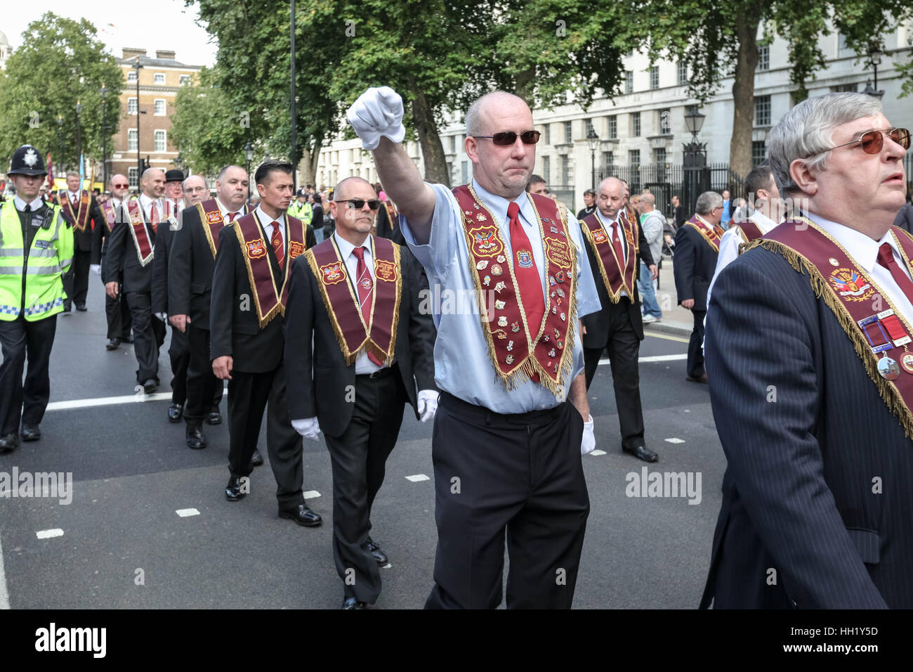 Orange Order Parade through central London, UK Stock Photo Alamy
