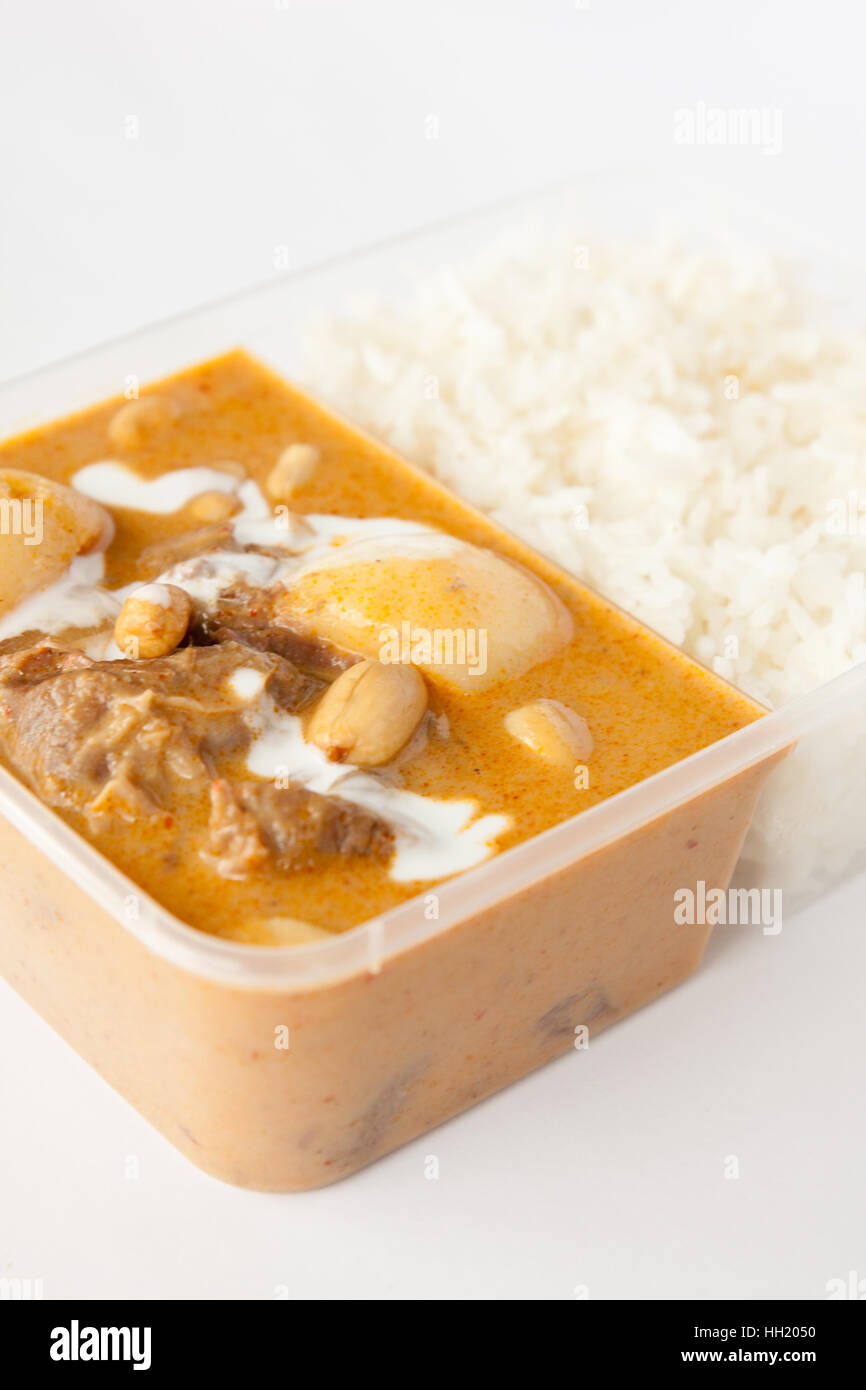 Thai Massaman beef Stock Photo