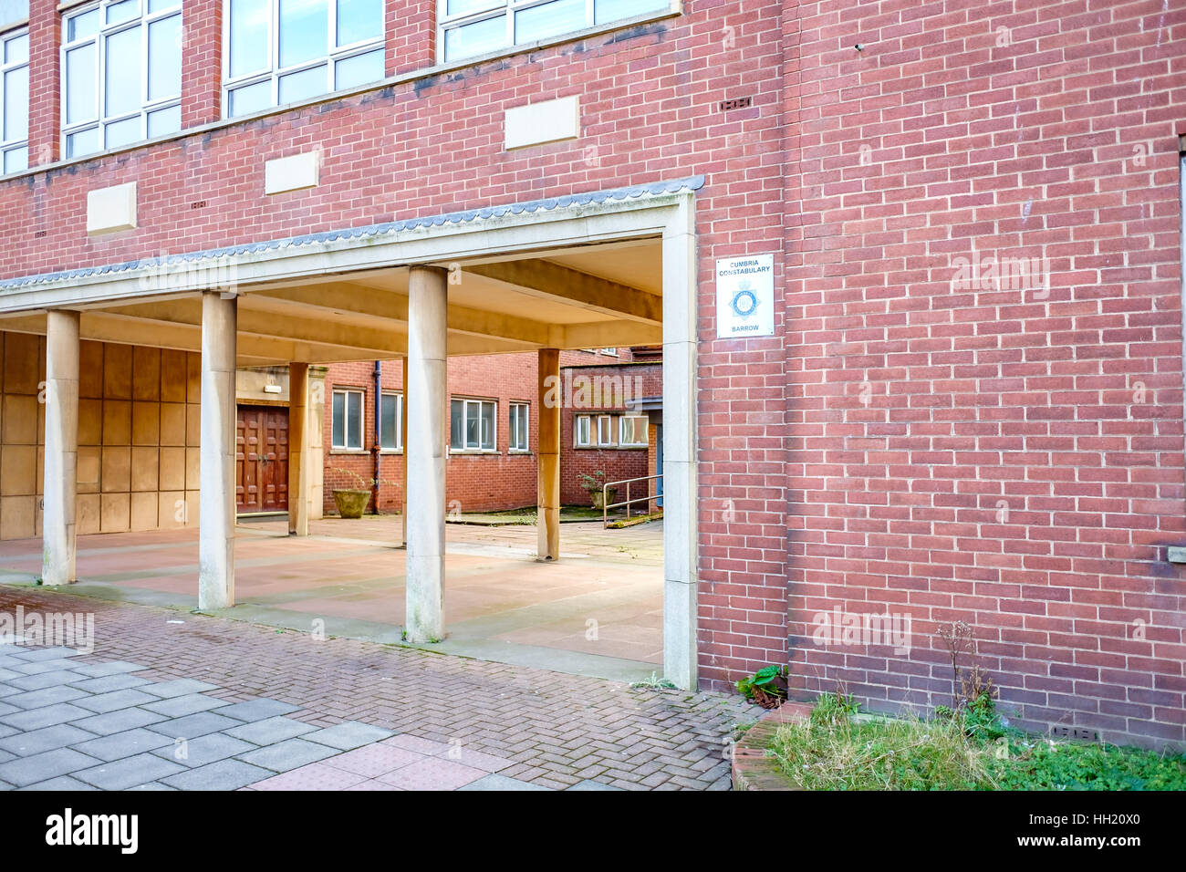 Barrow Police Station Stock Photo