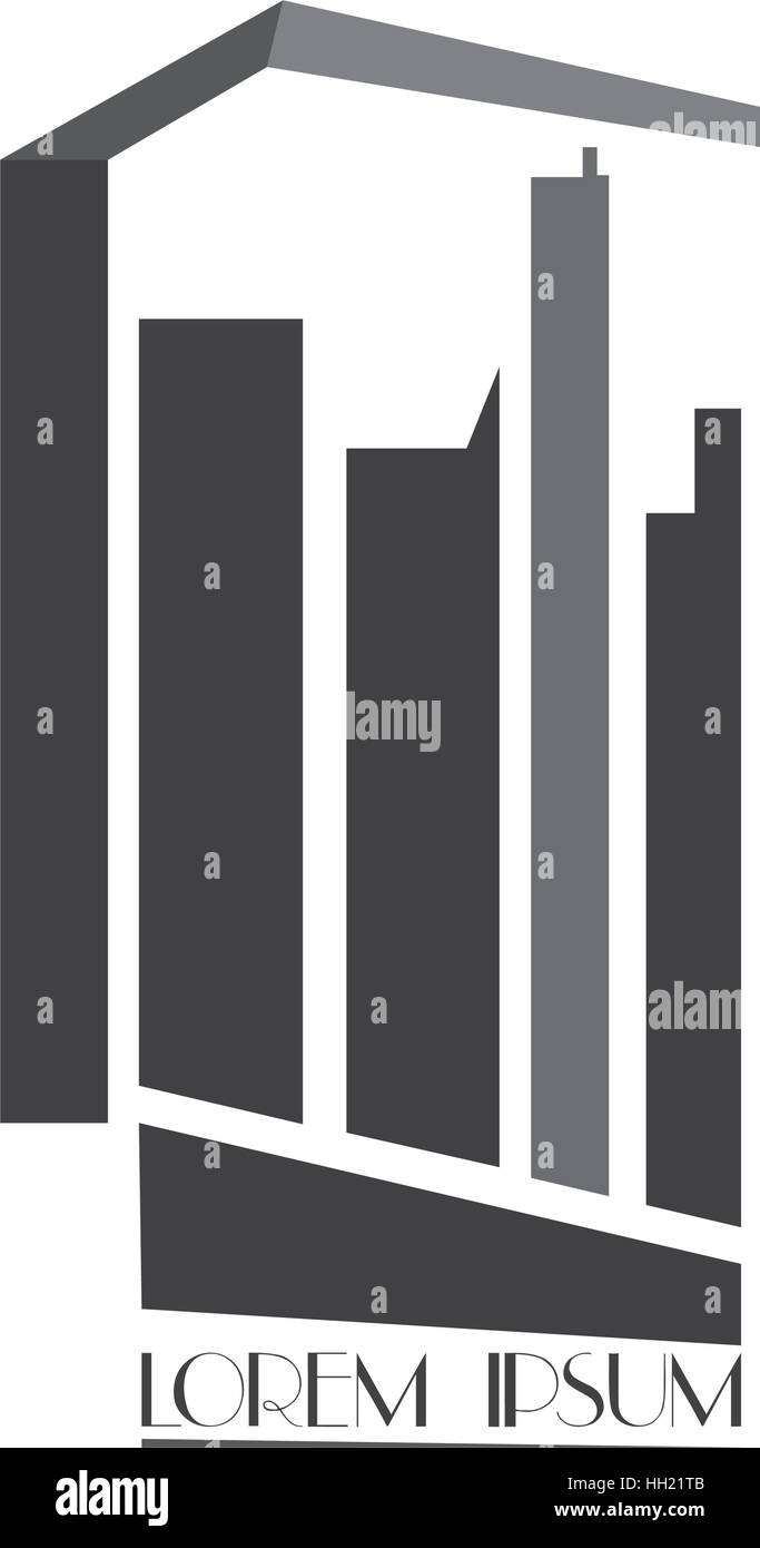 Isolated building logo Stock Vector Image & Art - Alamy