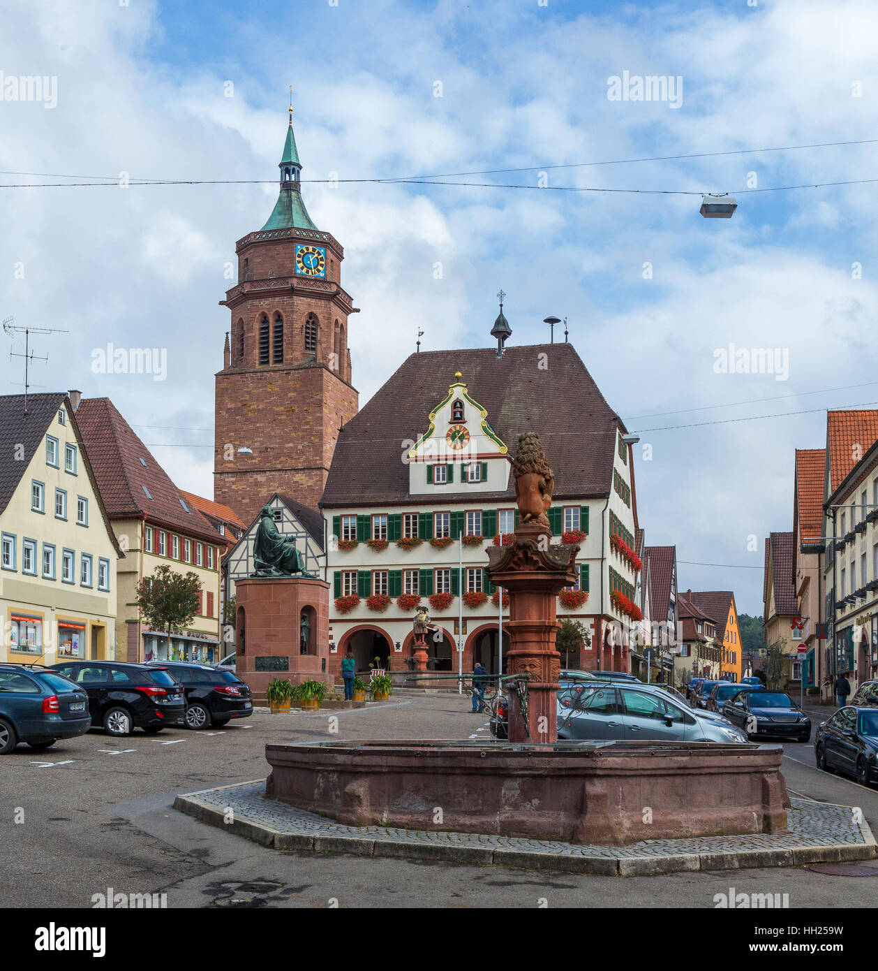 Town in Germany - Weil der Stadt Stock Photo - Alamy