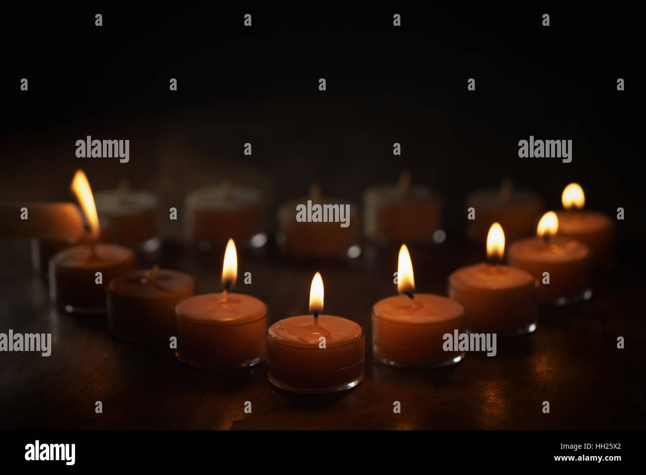 Setting tealight candles in shape hires stock photography and images Alamy