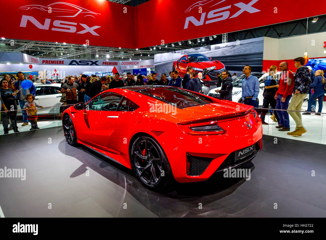 Vienna Autoshow 17 Honda Nsx Sportwagen Stock Photo Alamy