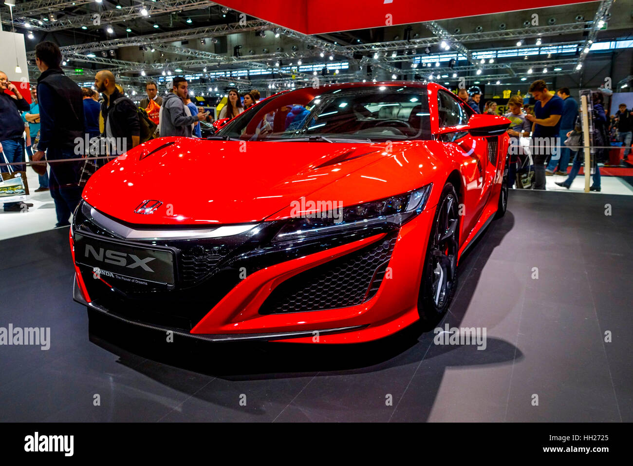 Vienna Autoshow 17 Honda Nsx Sportwagen Stock Photo Alamy