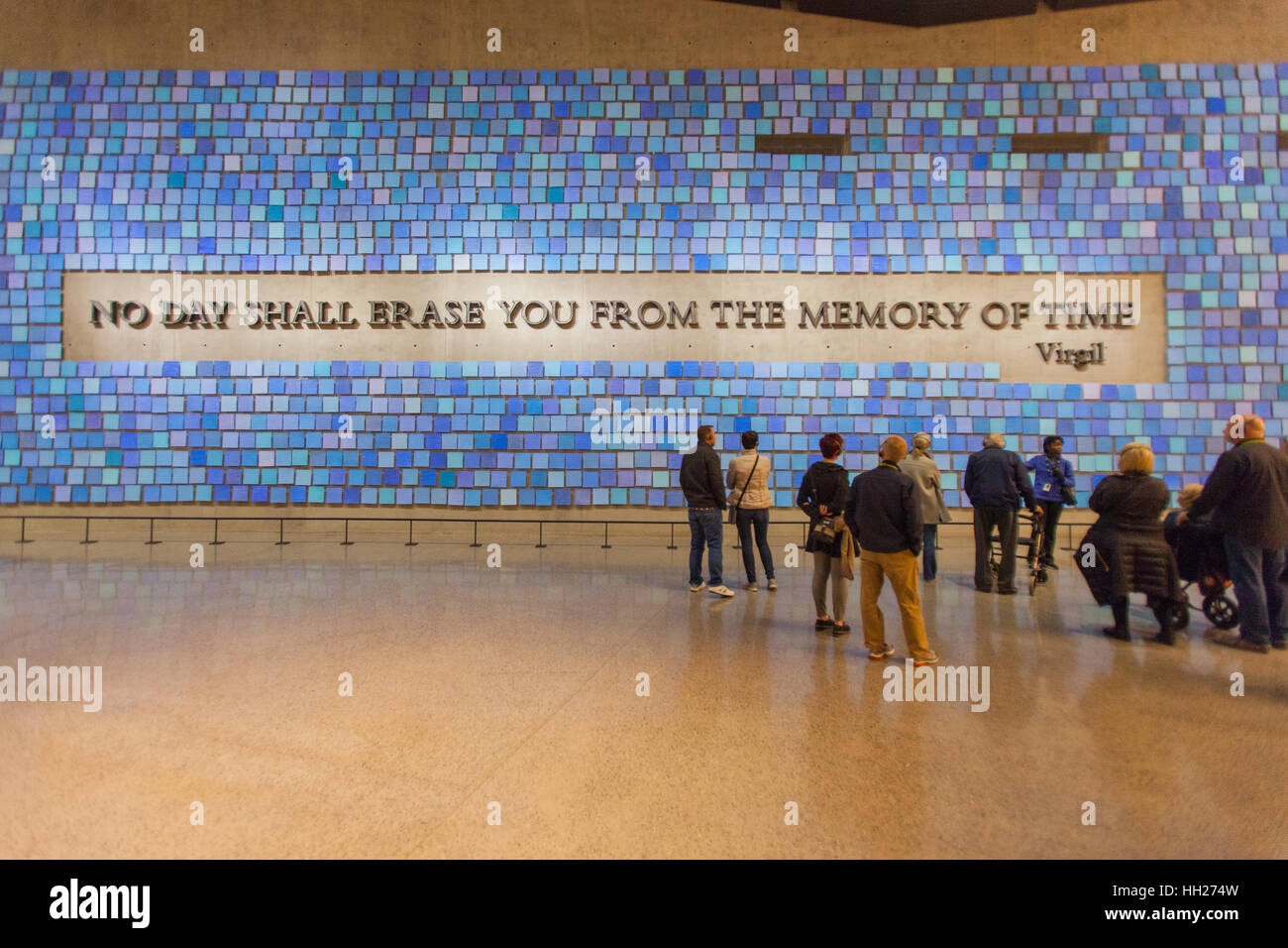 911 museum , Manhattan, New York City, United States of America. Stock Photo