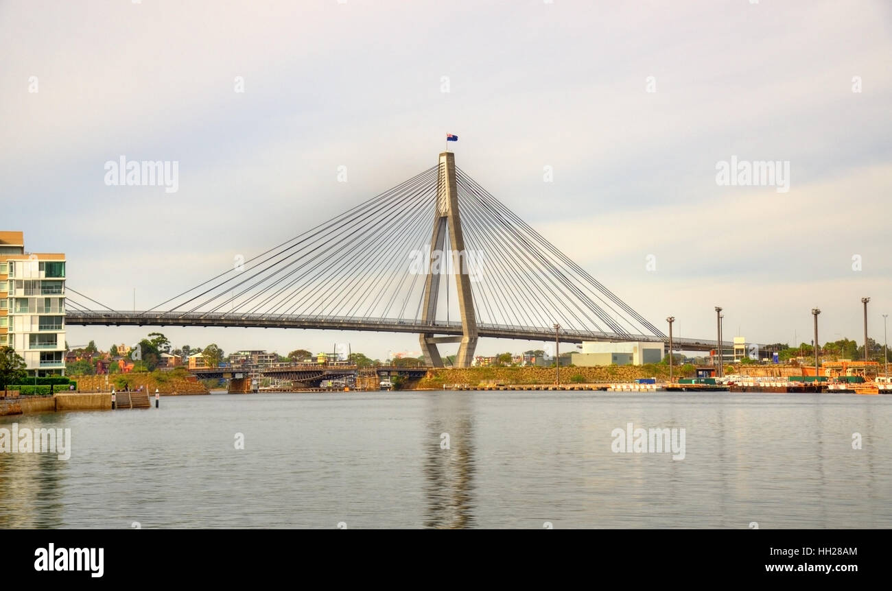 Anzac Bridge In Sydney, Australia Stock Photo - Alamy