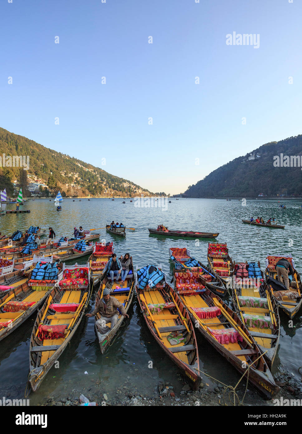 Nainital Lake (Uttarakhand, India Stock Photo Alamy