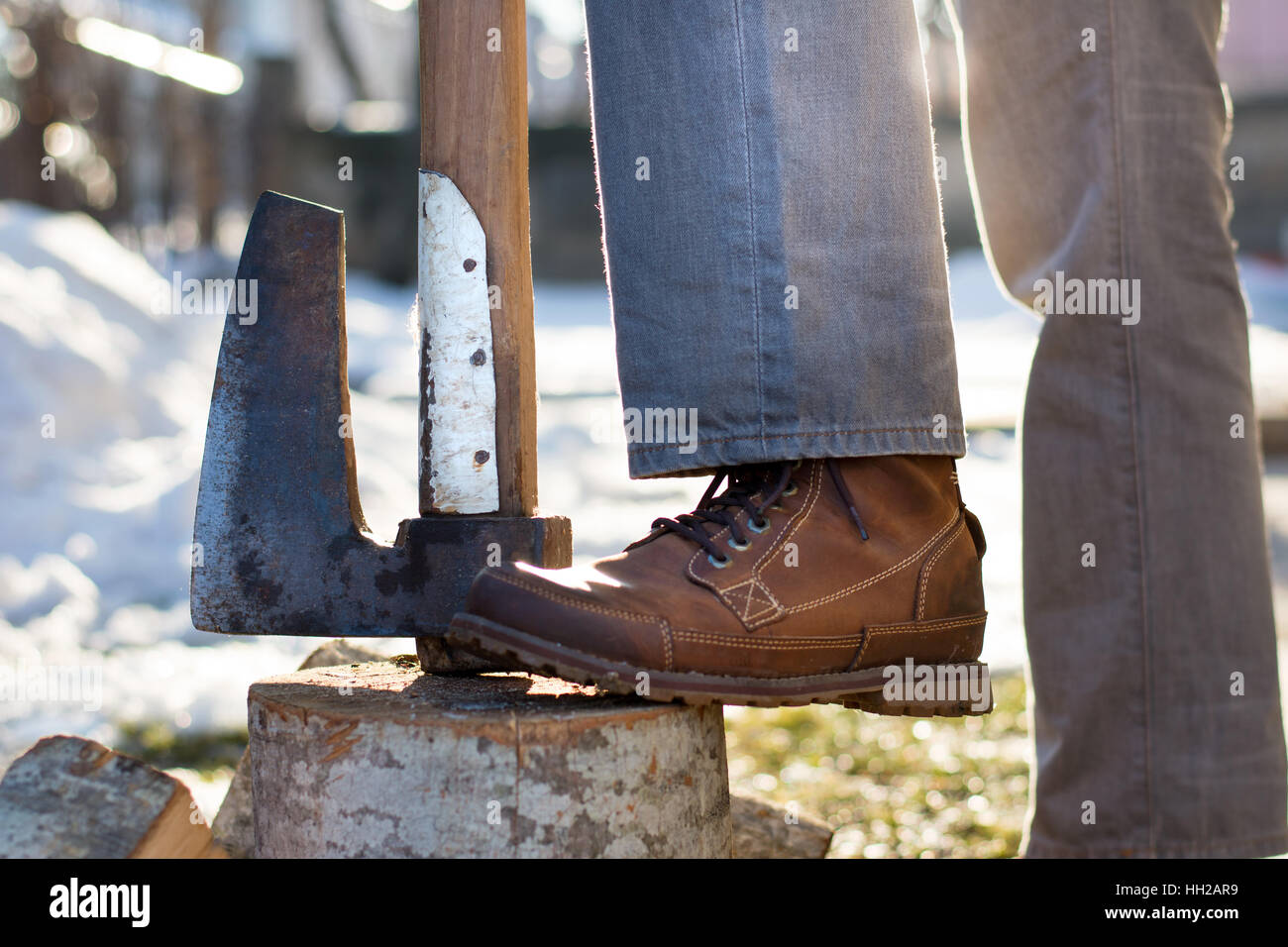 lumberjack style boots