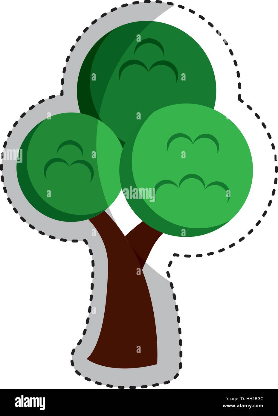 tree plant isolated icon vector illustration design Stock Vector Image ...