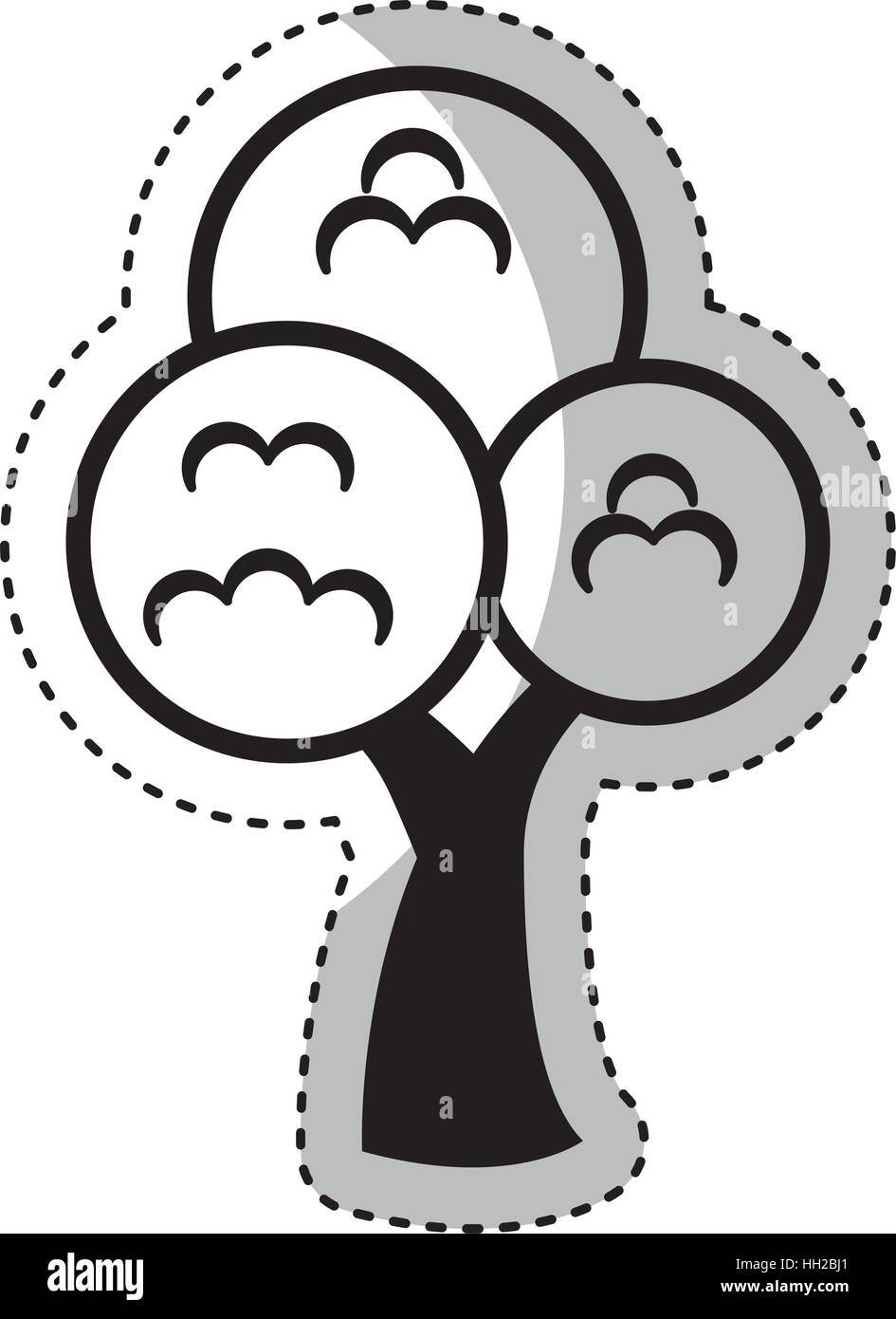 tree plant isolated icon vector illustration design Stock Vector Image ...