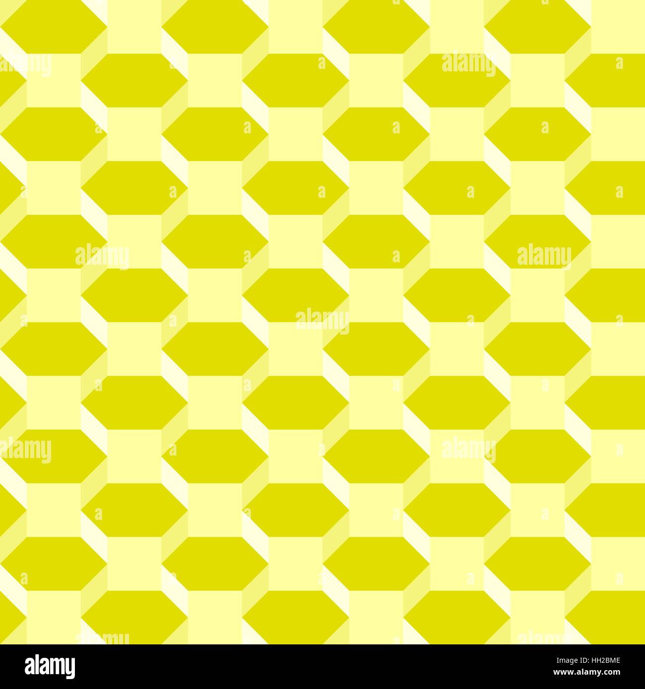 Hexagonal Isometric Pattern Isometric hexagon pattern - 3D seamless editable geometric vector ...