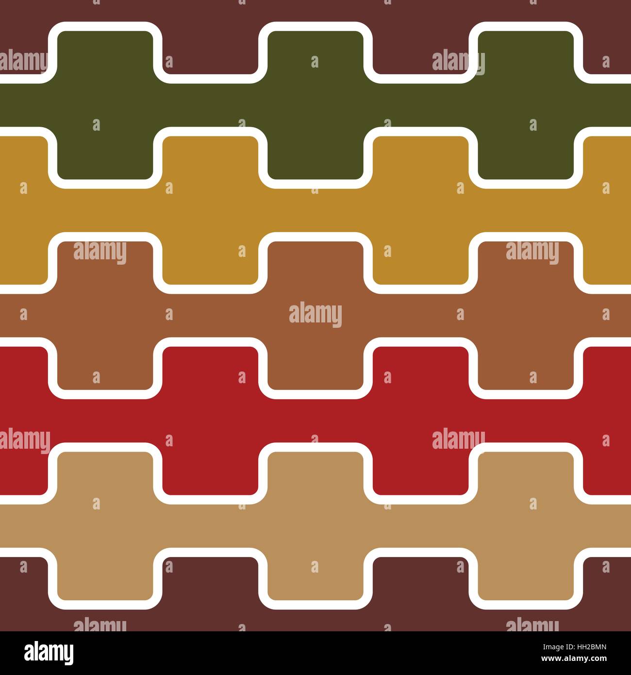 Square wave with round corners tile pattern - seamless editable ...