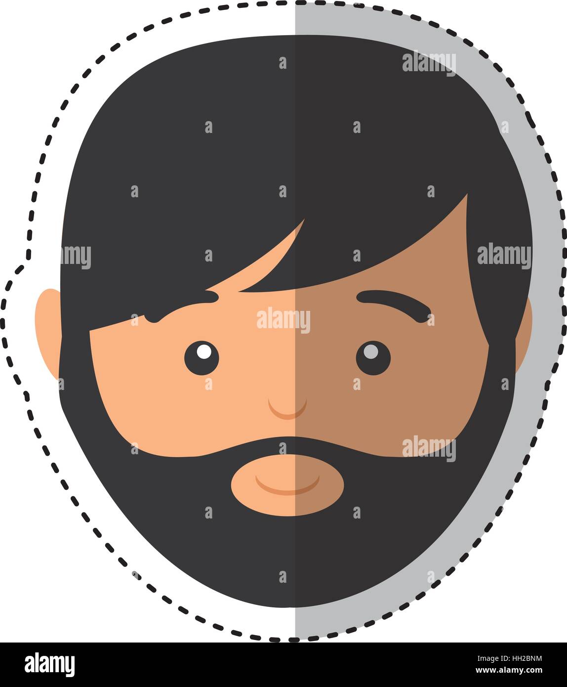 young man casual style vector illustration design Stock Vector Image ...
