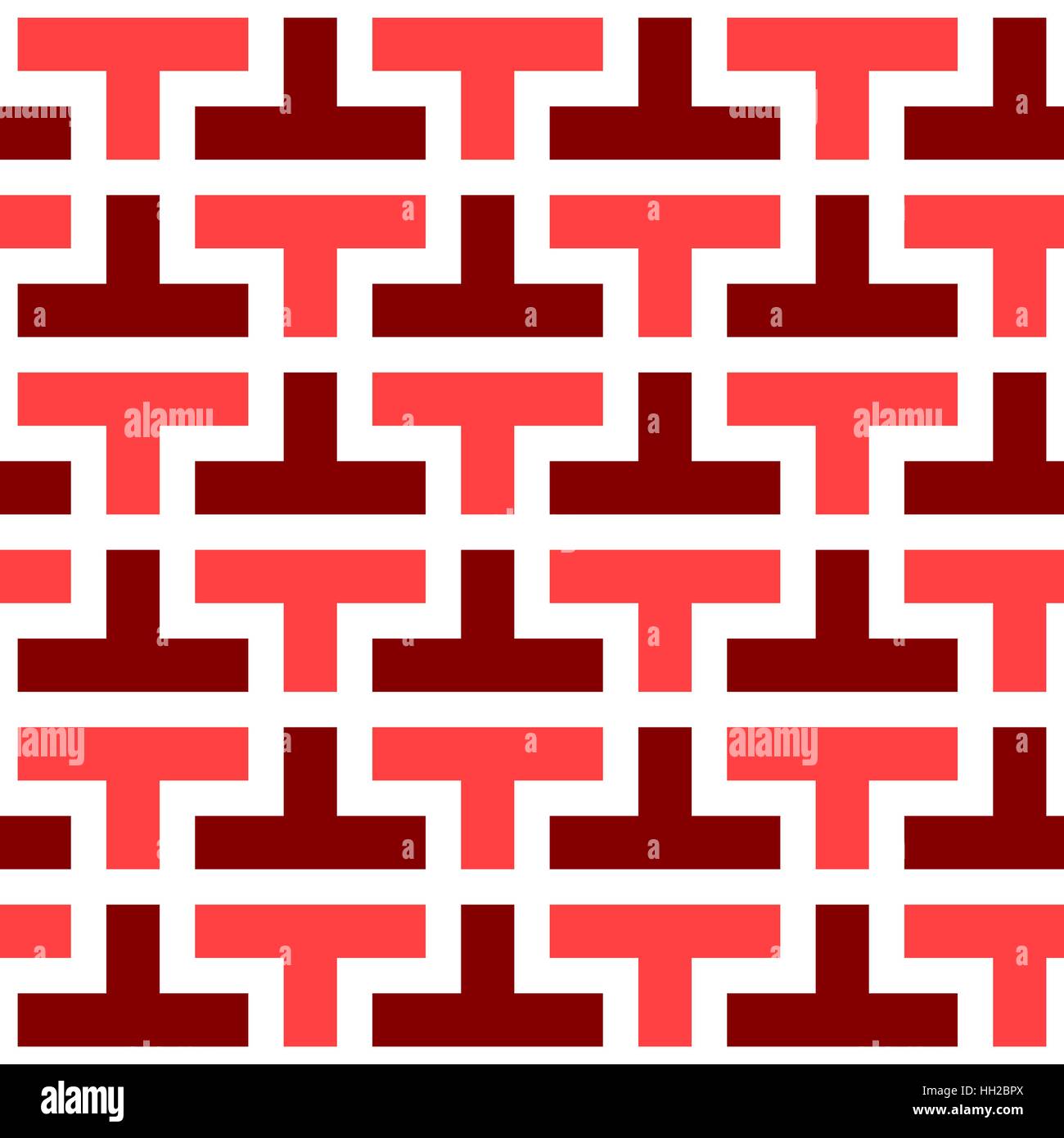 Short letter T tile pattern - seamless editable repeating vector ...