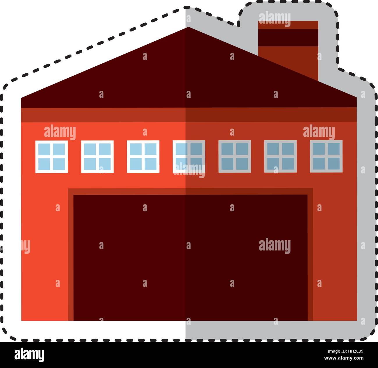 Garage building clipart hi-res stock photography and images - Alamy