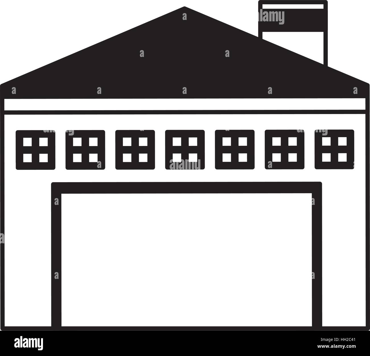 Garage building clipart hi-res stock photography and images - Alamy