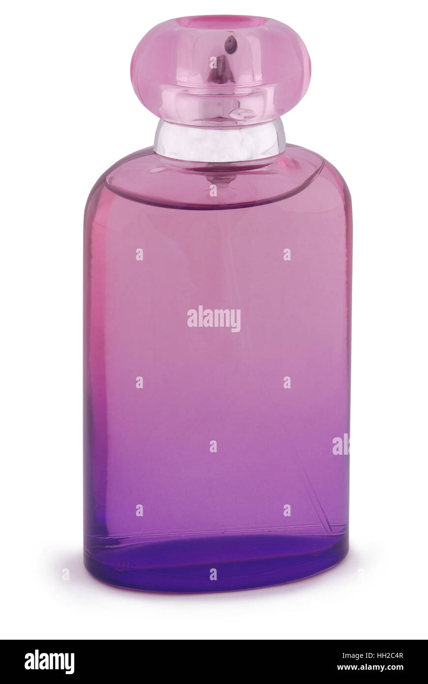 Pink perfume bottle isolated on white, includes path Stock Photo Alamy