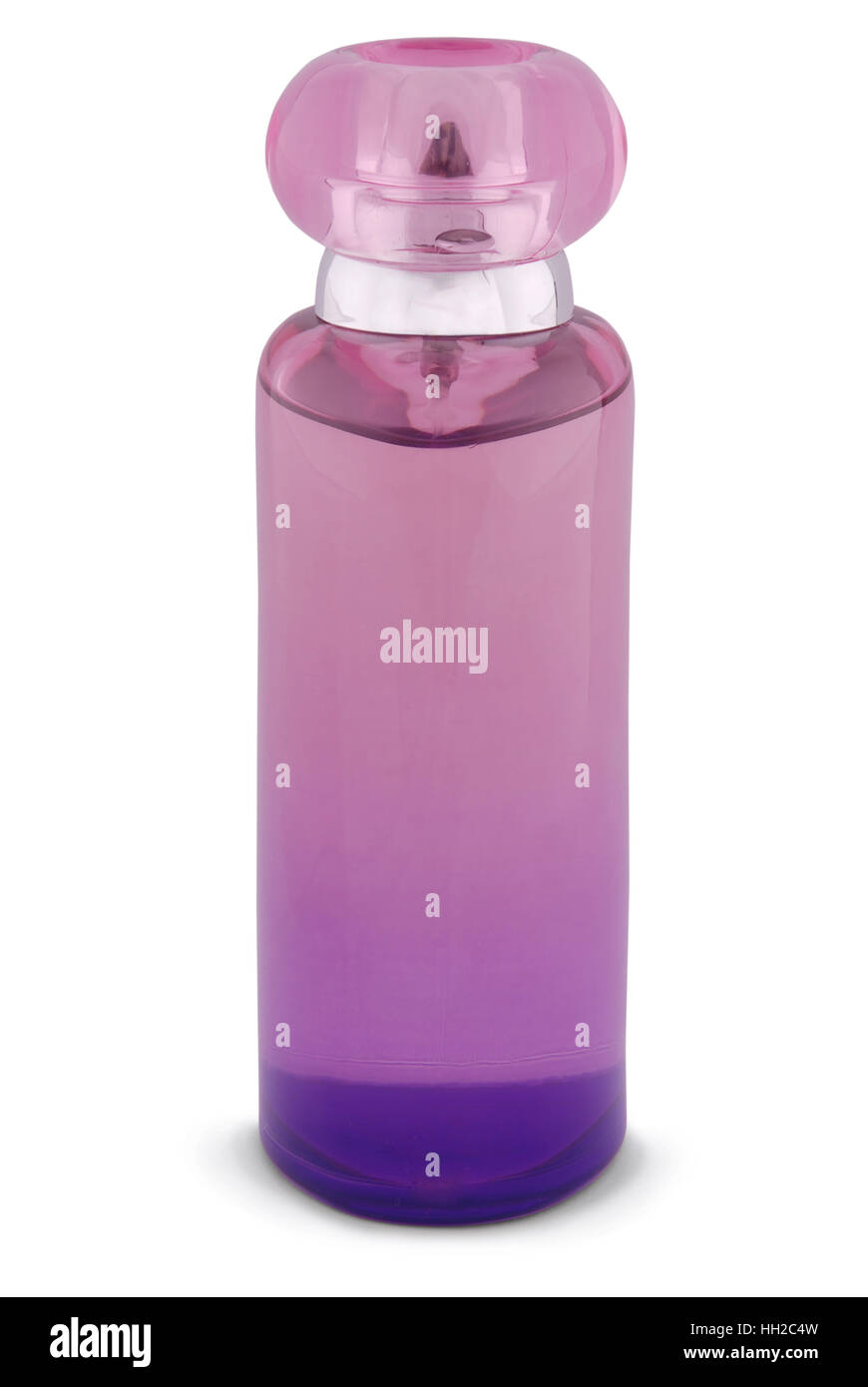 Pink perfume bottle isolated on white, includes path Stock Photo Alamy