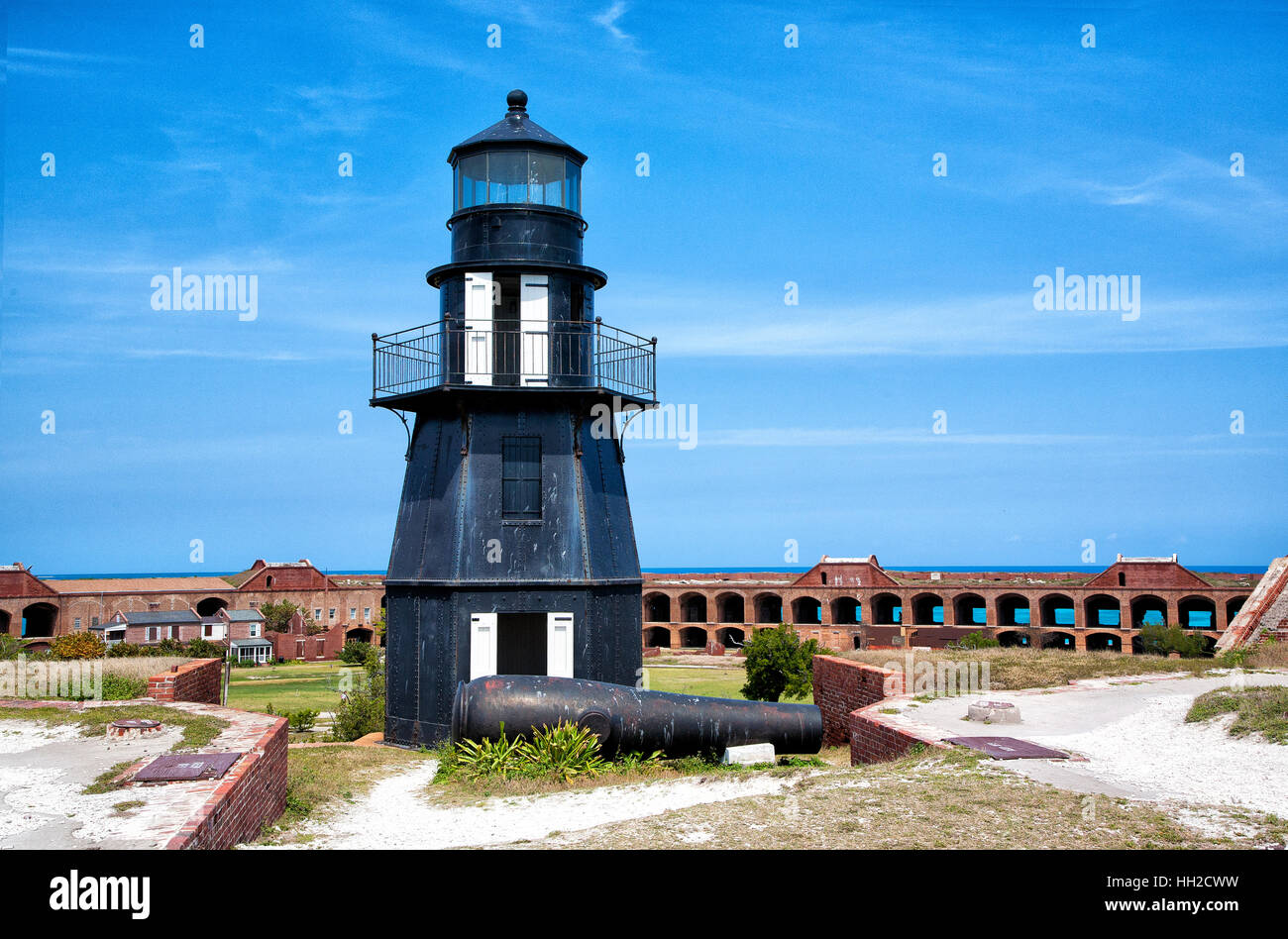 Dry Tortugas National Park , Garden Key Lighthouse , Bastion