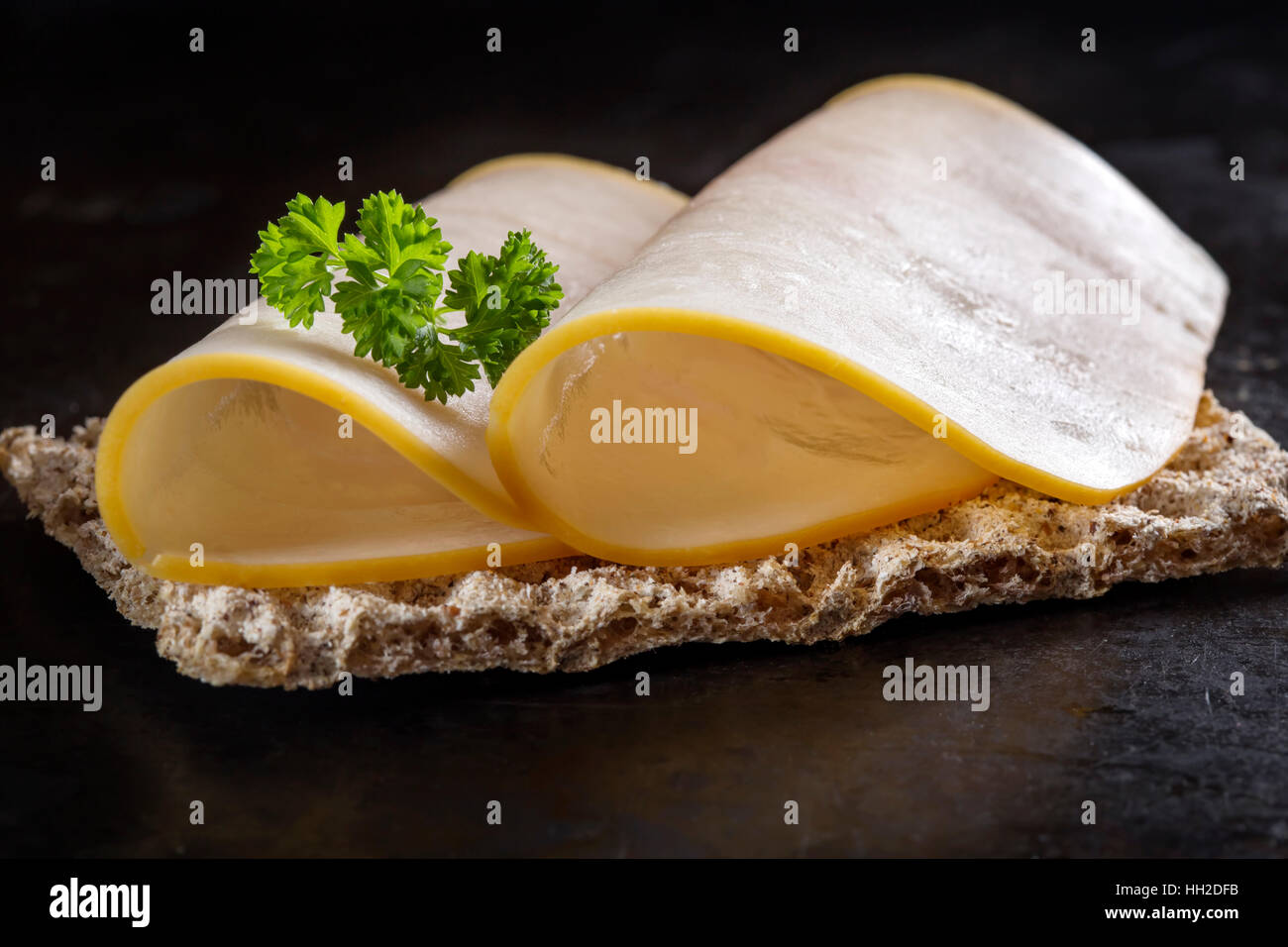 Pop-up thermometer timer in a smoked turkey Stock Photo - Alamy