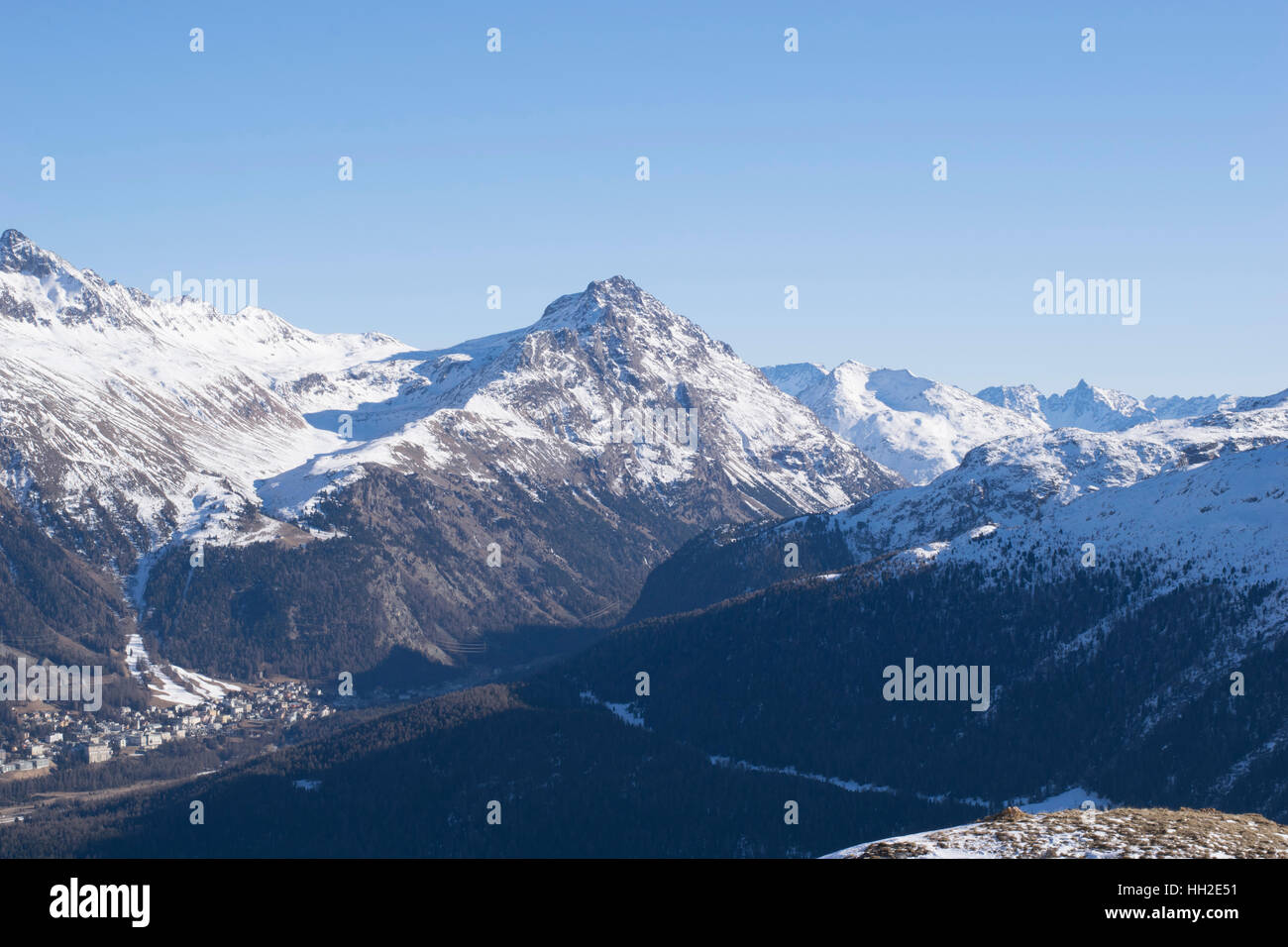 Scenic view of Swiss Alps Stock Photo - Alamy