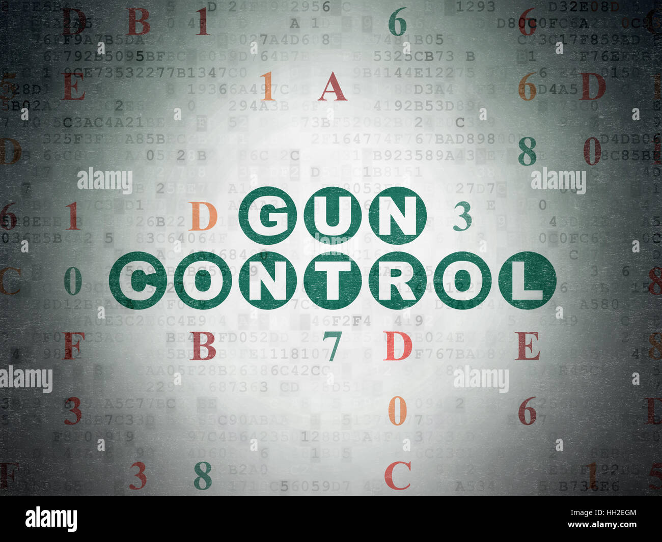 Gun Control Backgrounds Privacy concept: Gun Control on Digital Data Paper background Stock ...