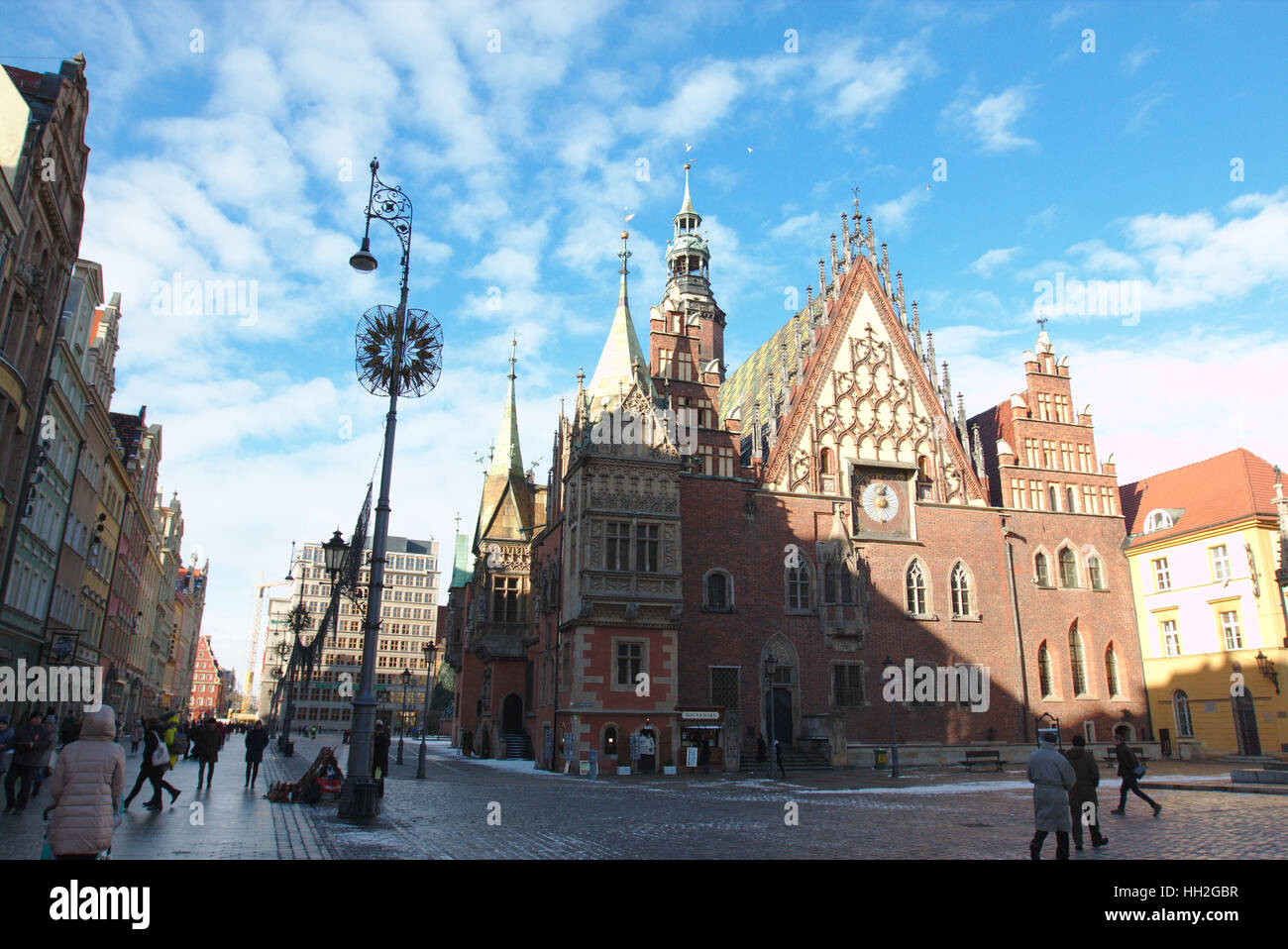 Old Town Hall (Ratusz) in Wroclaw, Poland Stock Photo