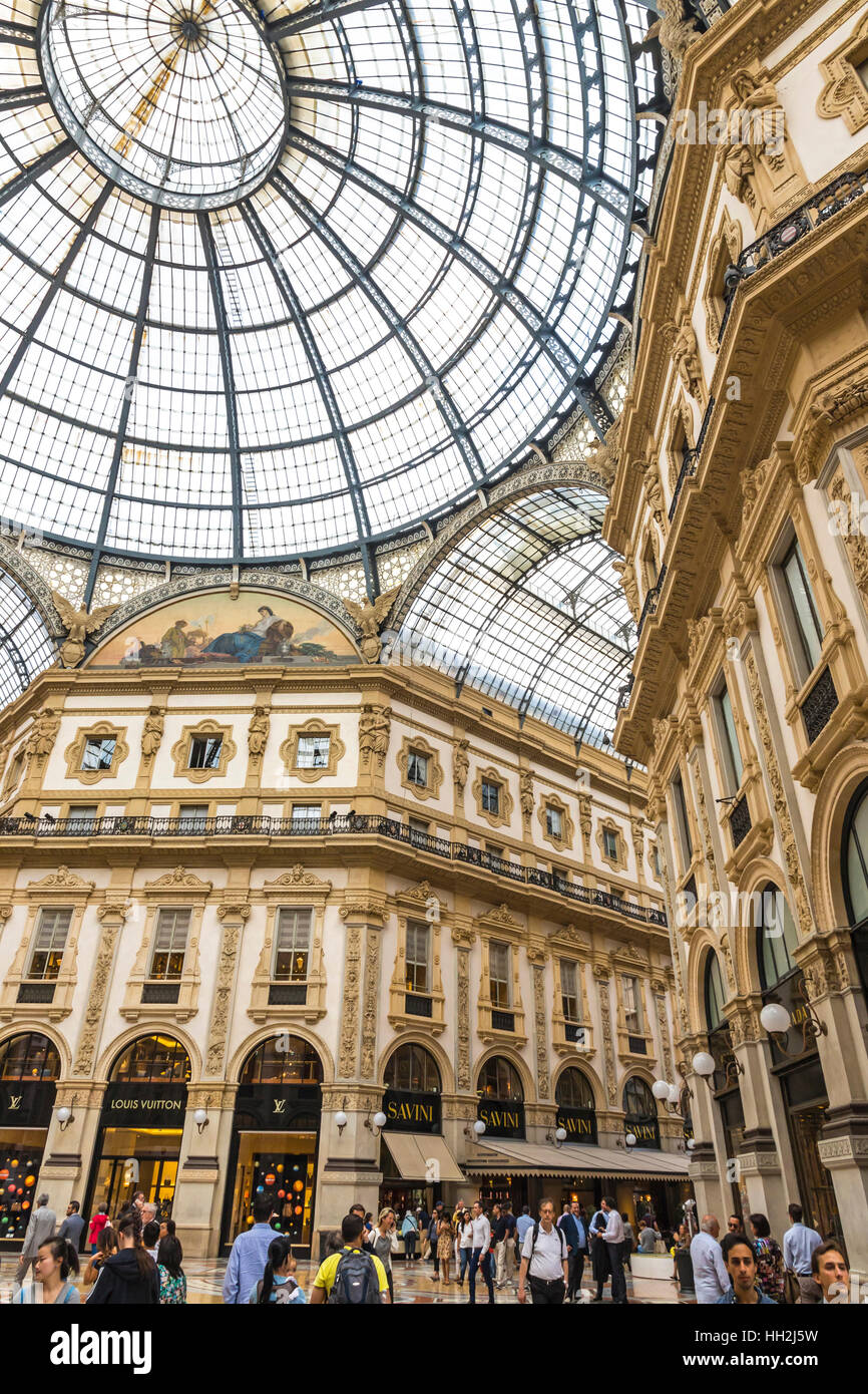 Duomo galleria shopping mall in hi-res stock photography and images - Alamy