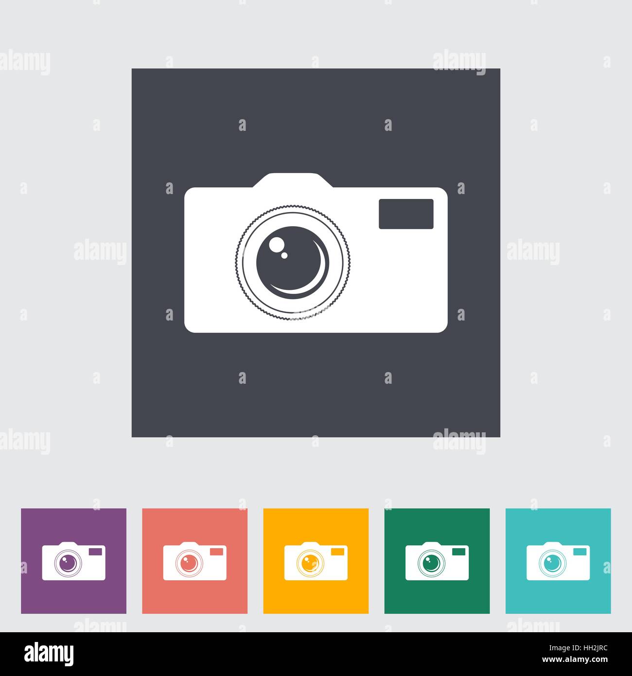 Icon flat camera. Vector illustration Stock Vector Image & Art - Alamy