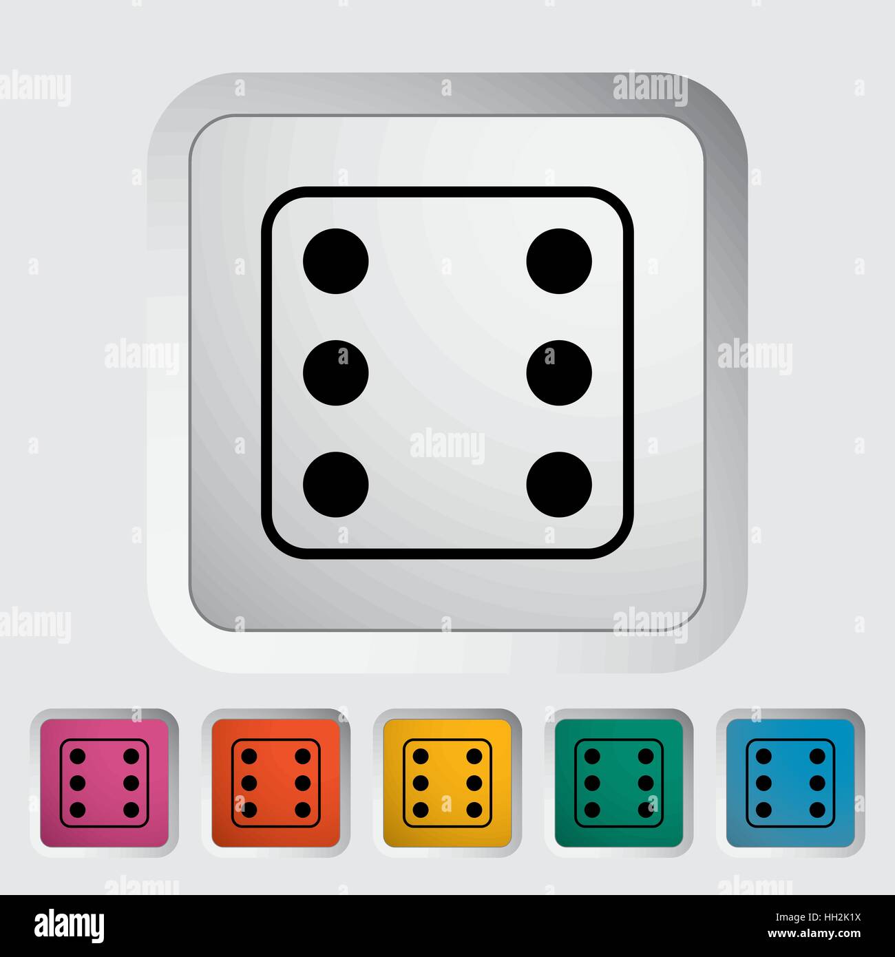 Cast dice Stock Vector Images - Alamy