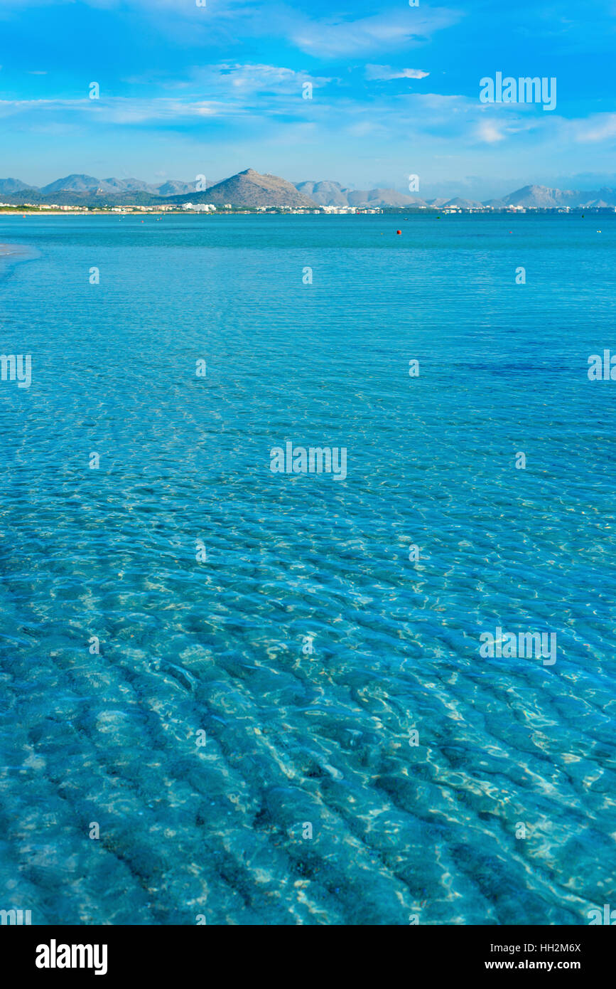 Beautiful green island in the blue ocean Stock Photo - Alamy