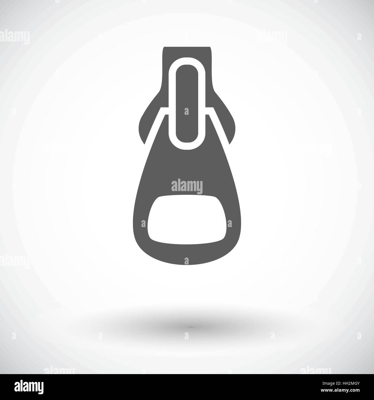 Zipp. Single flat icon on white background. Vector illustration Stock ...