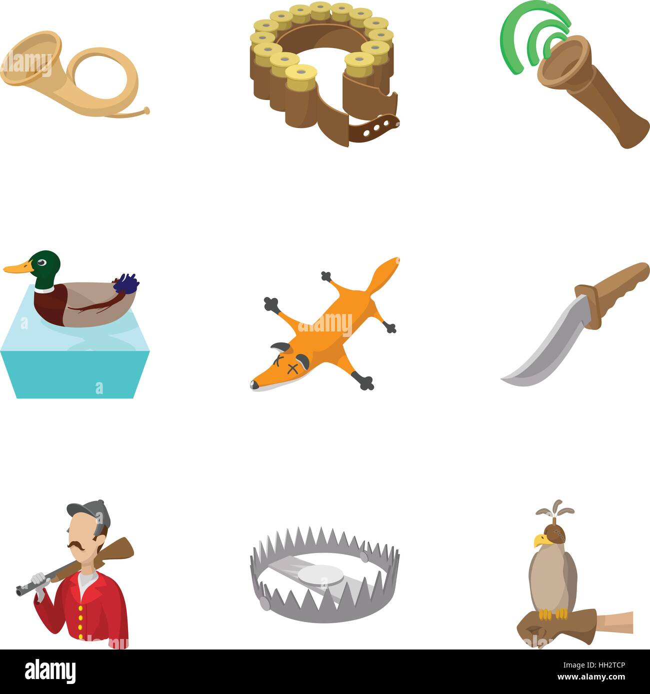 Nature tourism icons set, cartoon style Stock Vector Image & Art - Alamy