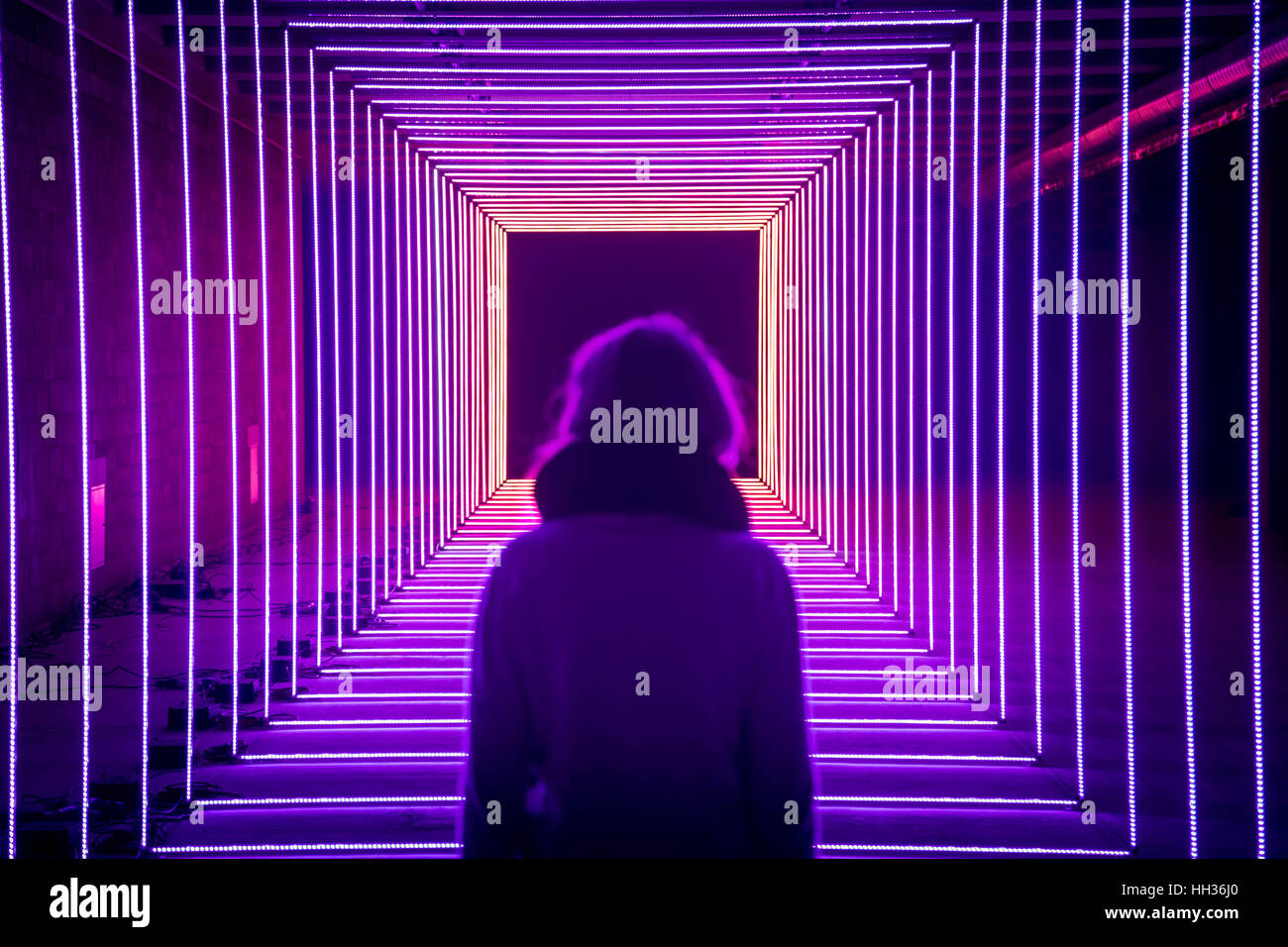 London, UK. 16th January, 2017. Winter Lights interactive art