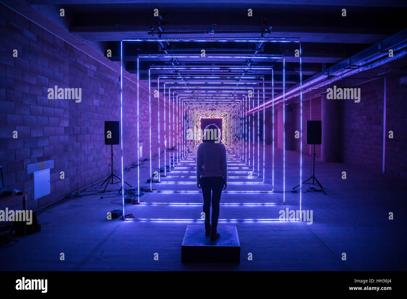 London, UK. 16th January, 2017. Winter Lights interactive art