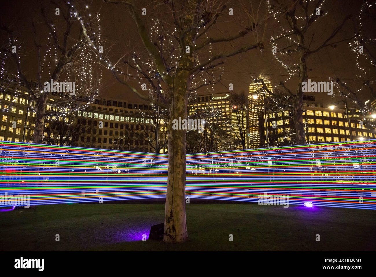 London, UK. 16th January, 2017. Winter Lights interactive art