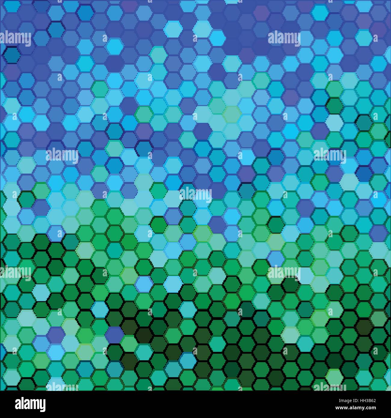 Abstract mosaic background hexagon Stock Vector Images - Alamy