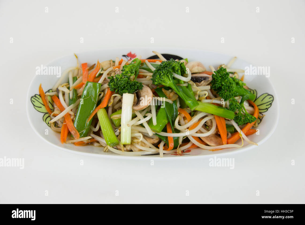 Thai Mixed Vegetables - Stock Image