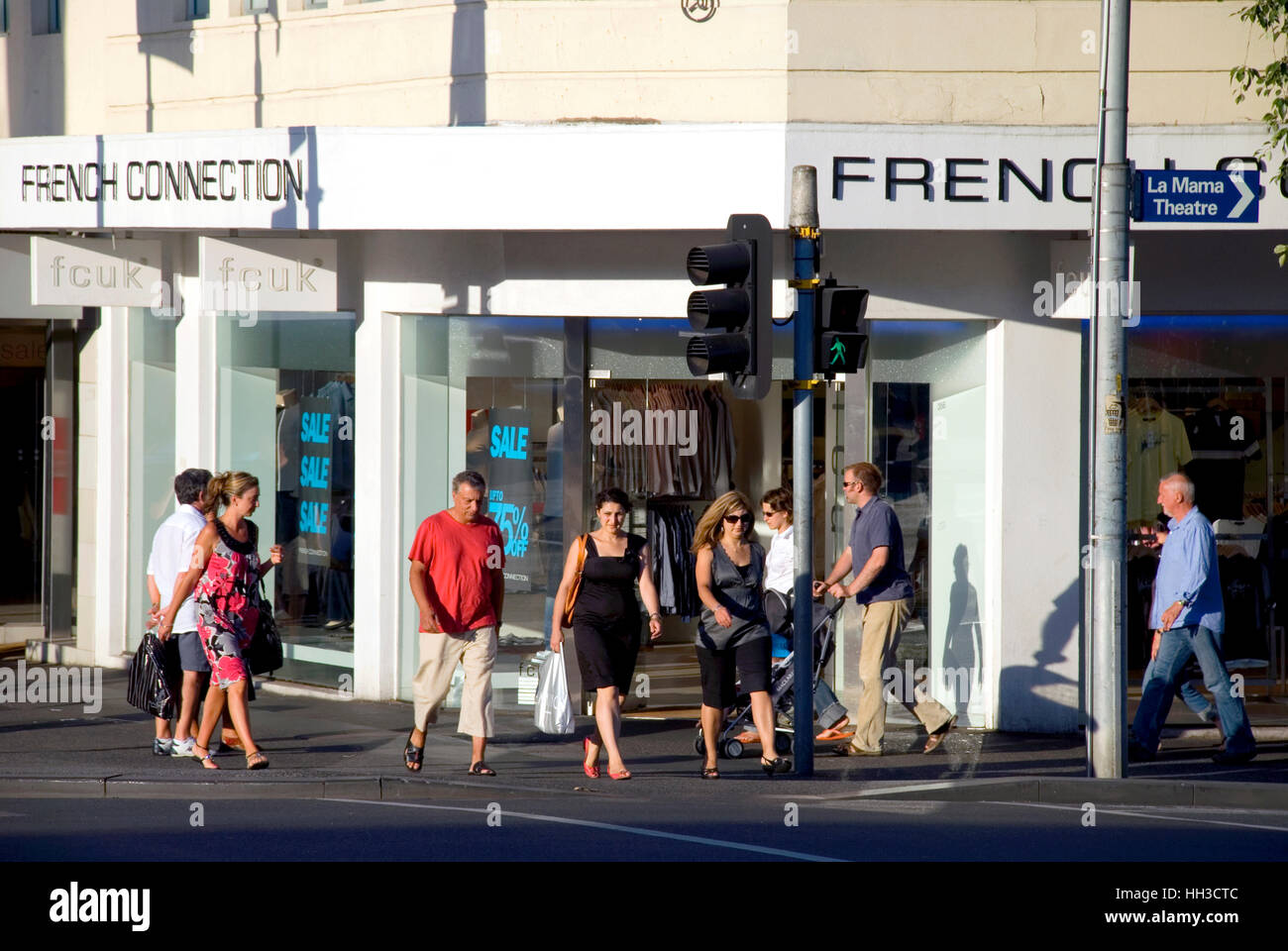 brunswick street, fitzroy, victoria, australia Stock Photo