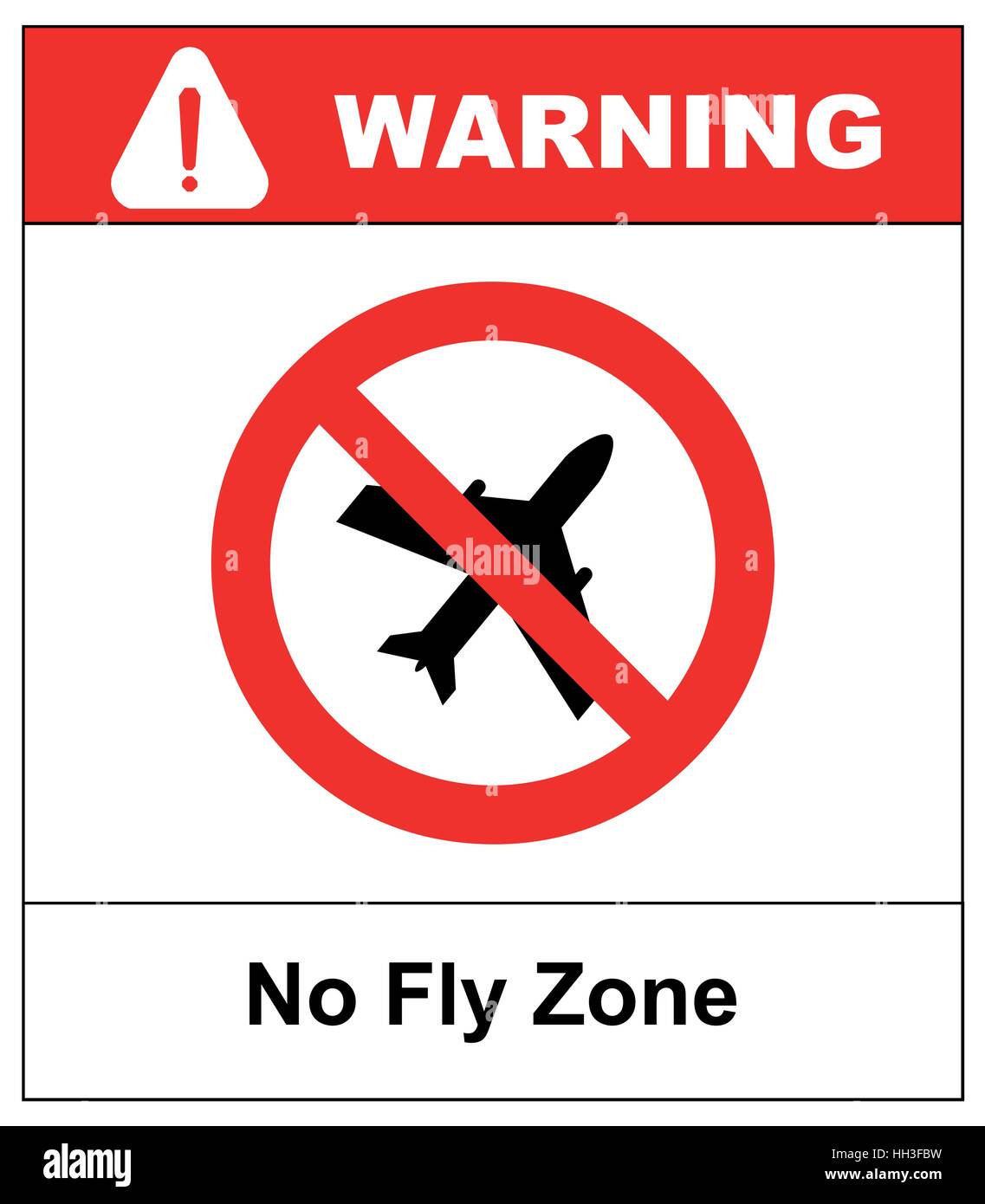 No fly zone banner. No flying on white background,prohibit sign
