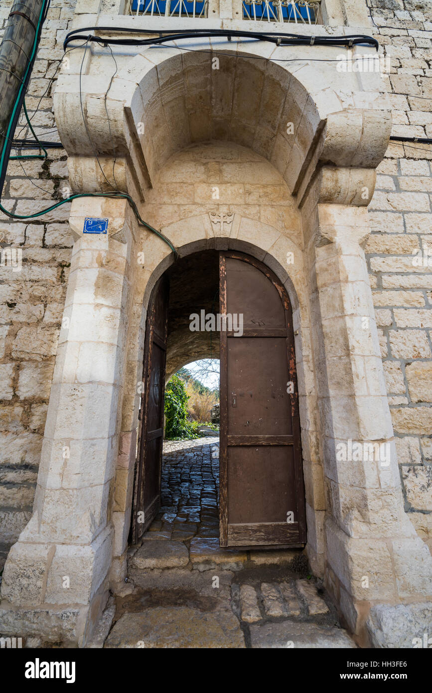 Street of Bayt Jala, Israel, Asia Stock Photo - Alamy