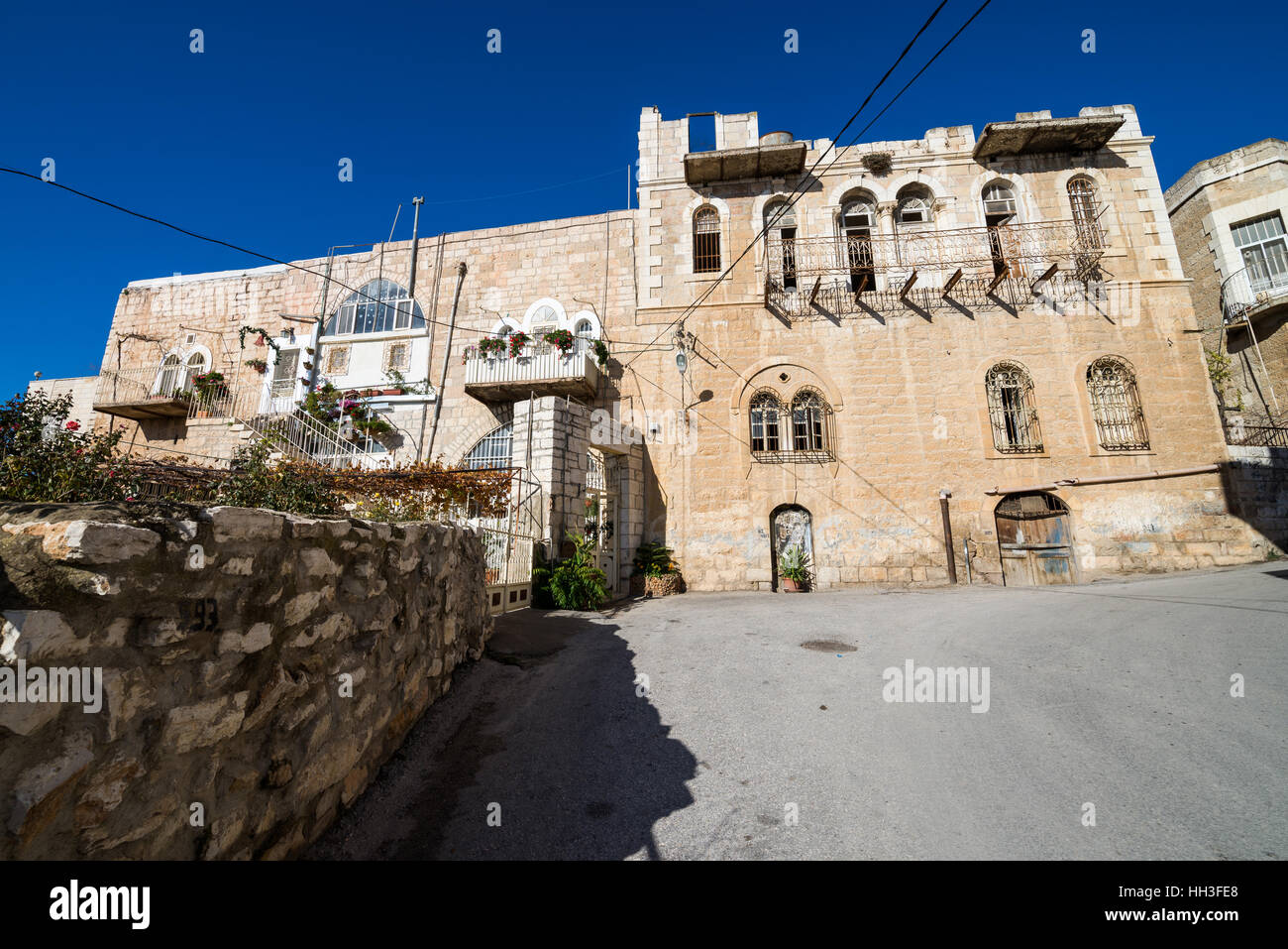 Street of Bayt Jala, Israel, Asia Stock Photo - Alamy