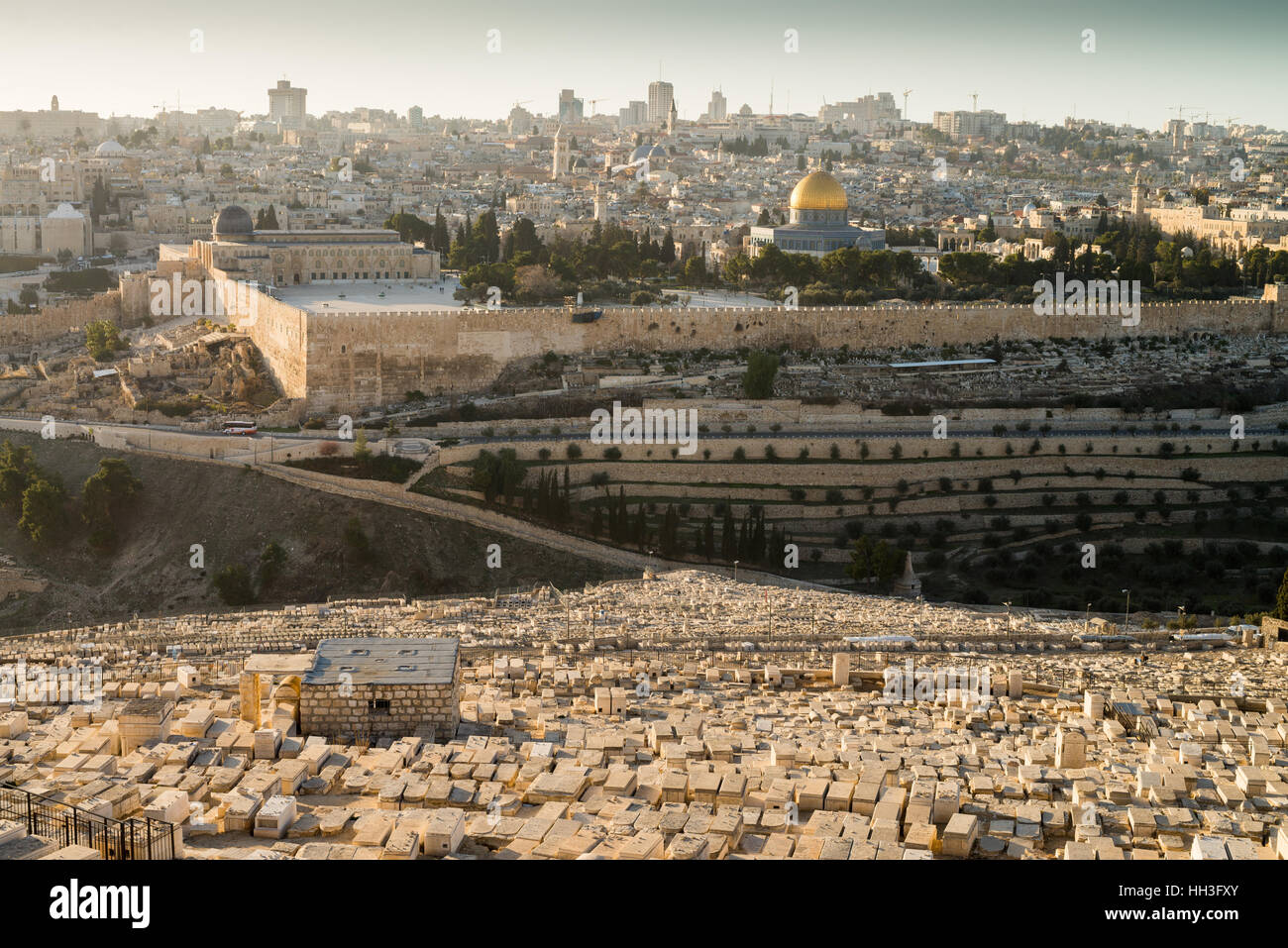 General view of the old city of the Jerusalem, Israel Stock Photo - Alamy