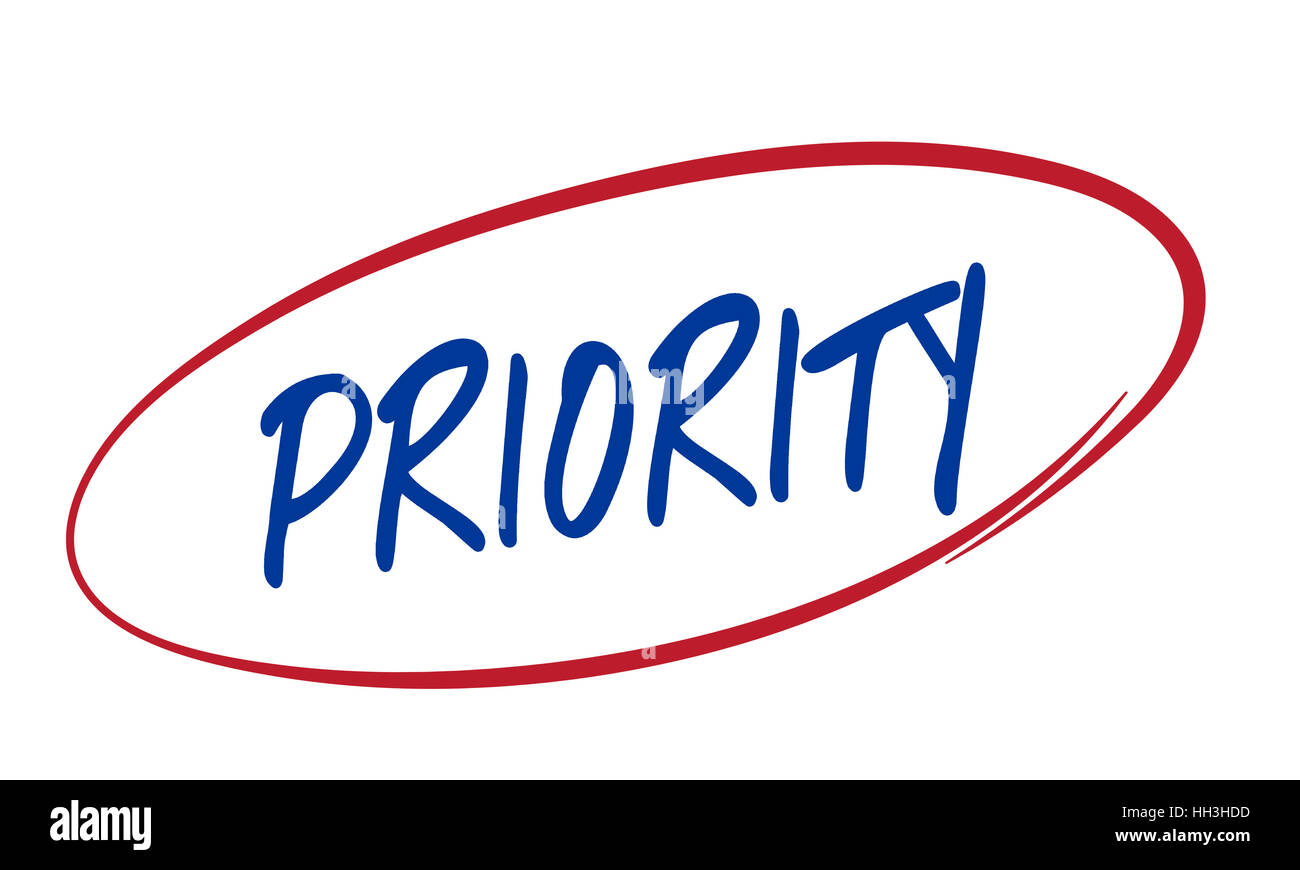 Priority Effectivity Urgency Important Tasks Rank Concept Stock Photo