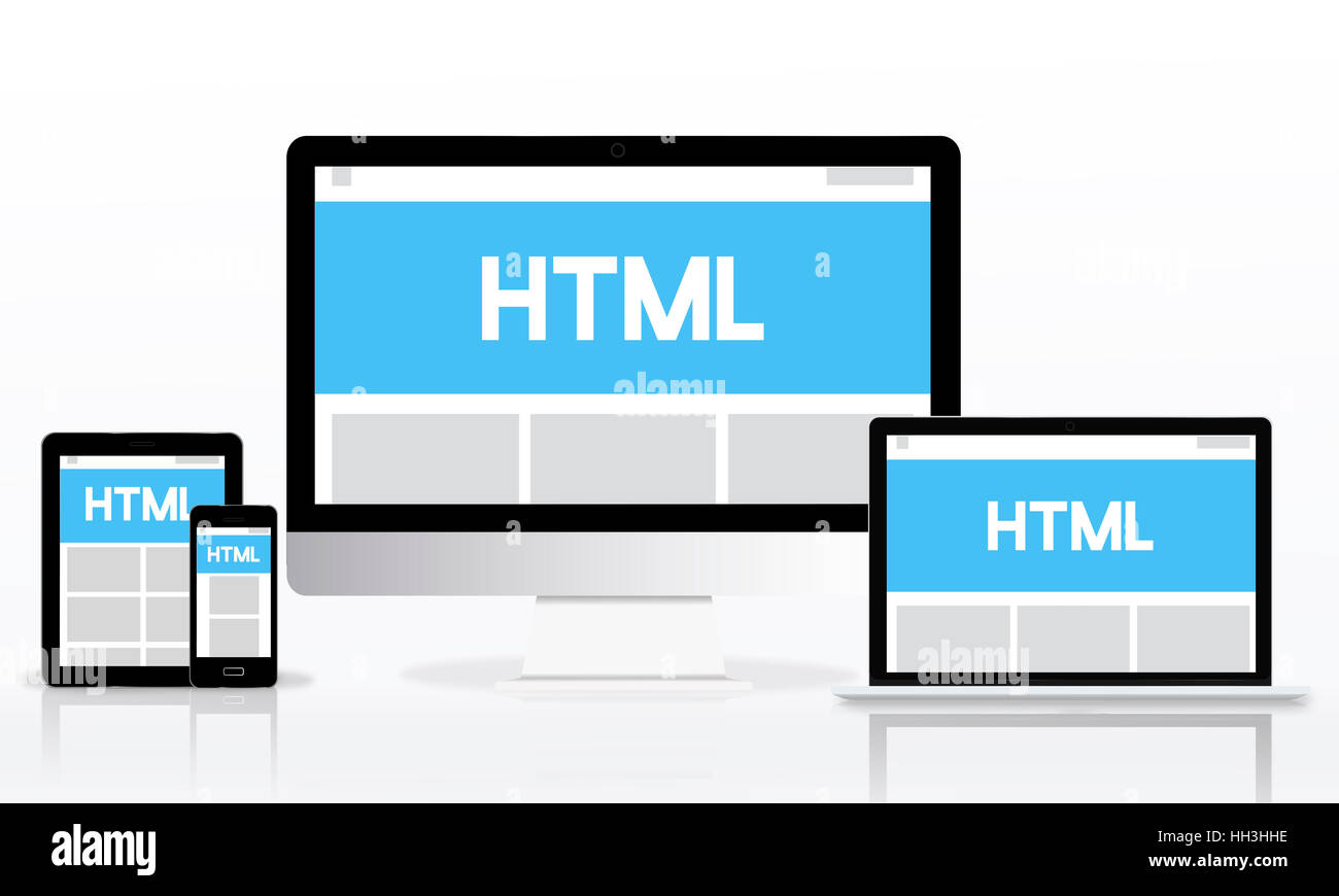 Web Design Template Copy Space Concept Stock Photo - Alamy