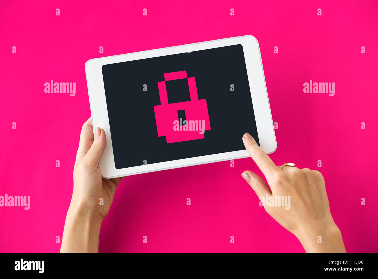 Gadget Application Technology Icon Concept Stock Photo - Alamy