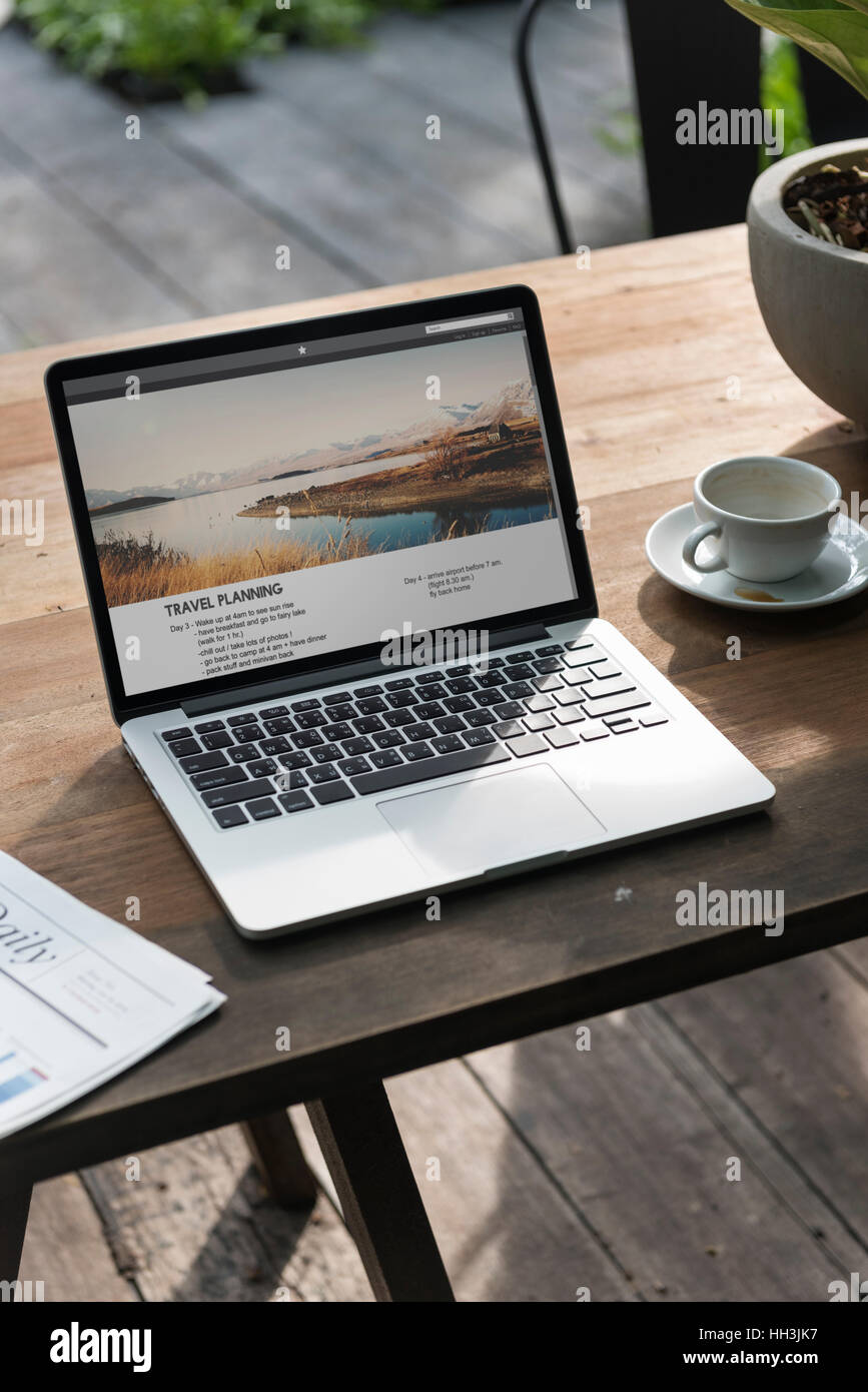 Travel Planning Holiday Journey Tourism Trip Concept Stock Photo Alamy